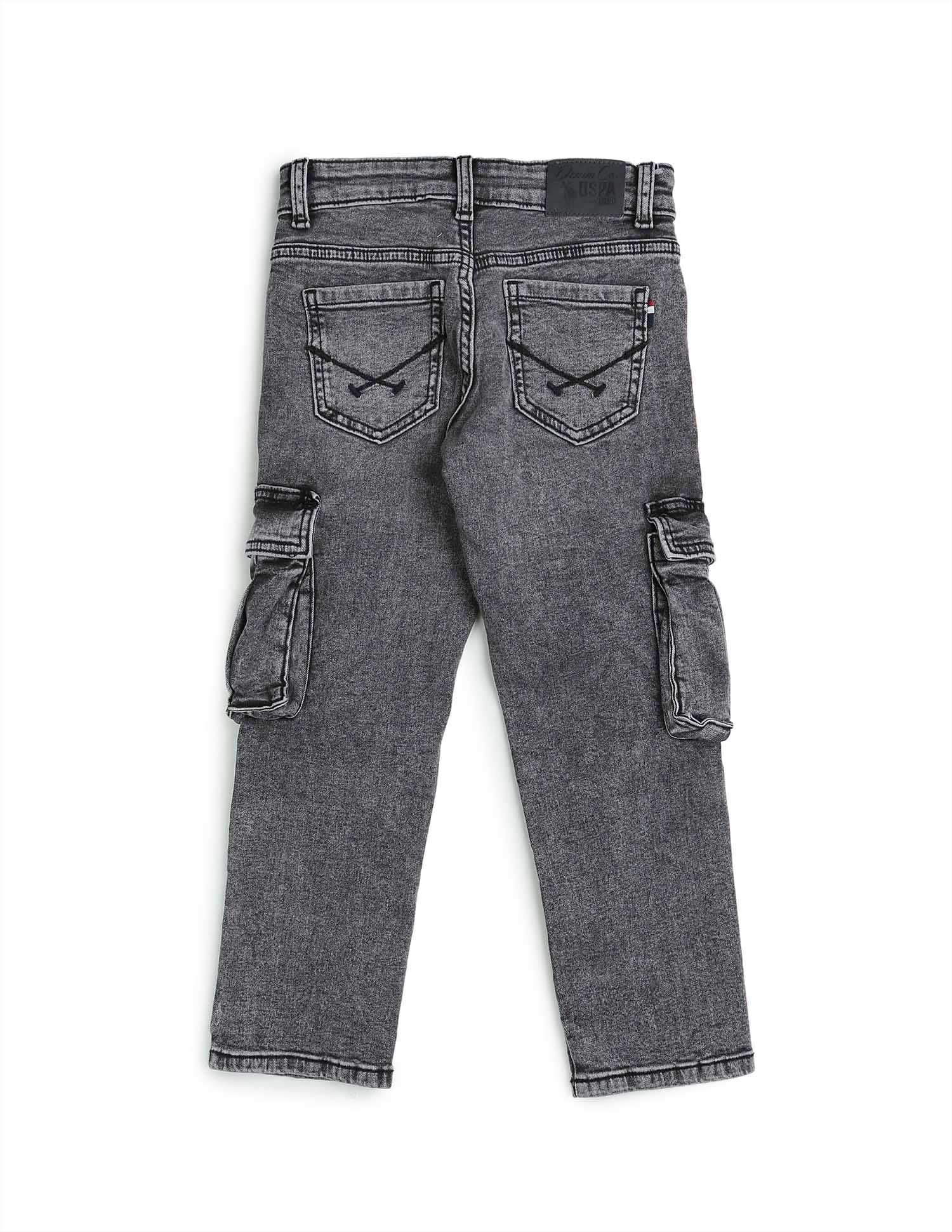 Boys Relaxed Fit Cargo Jeans - Image 10