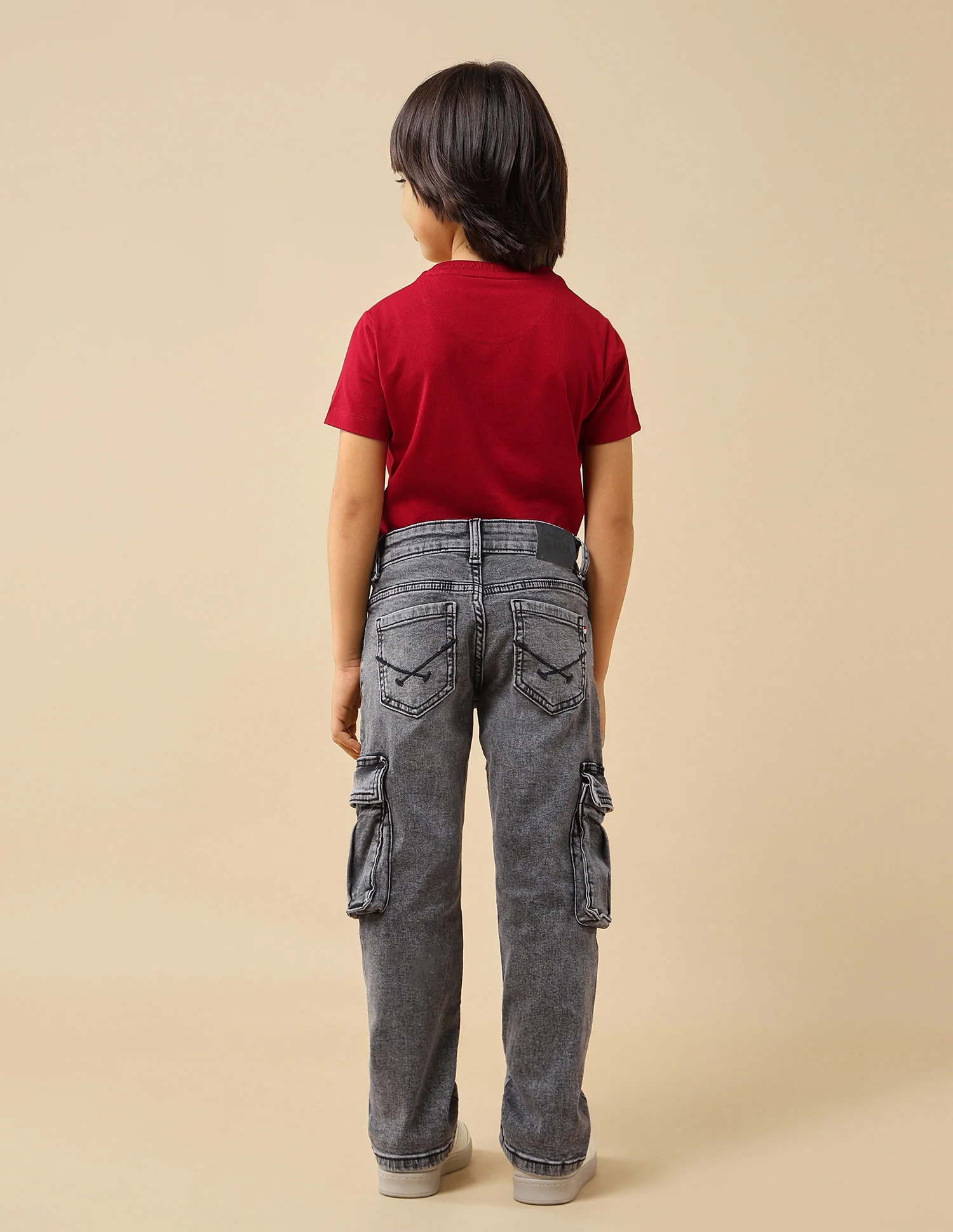 Boys Relaxed Fit Cargo Jeans - Image 5