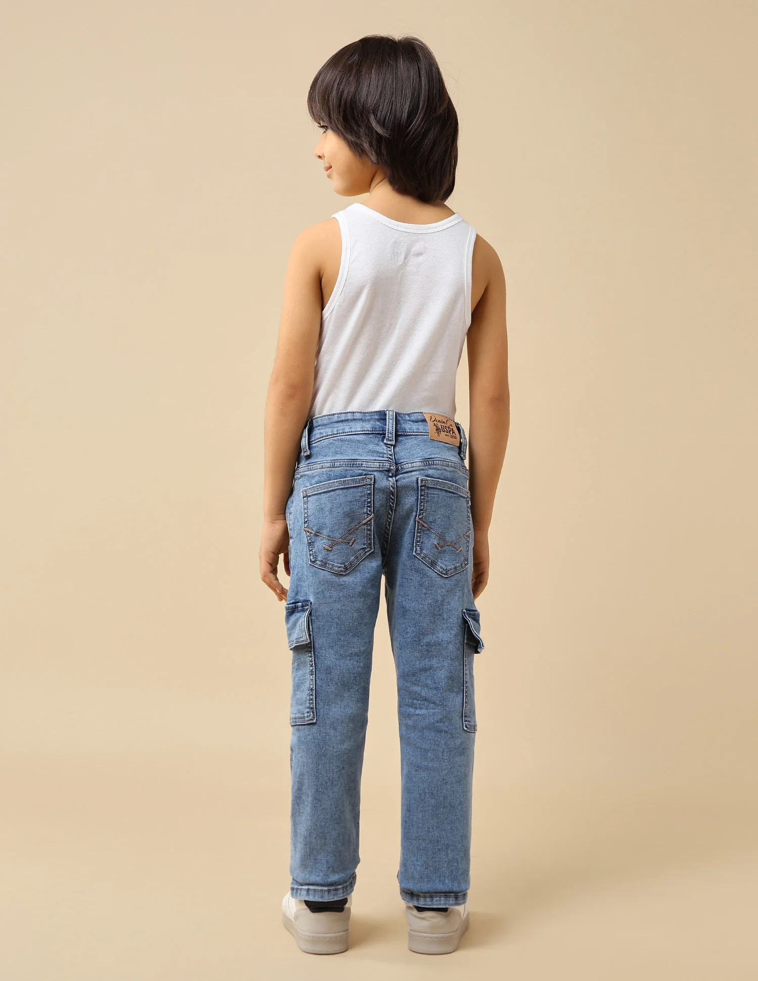 Boys Relaxed Fit Cargo Jeans - Image 5