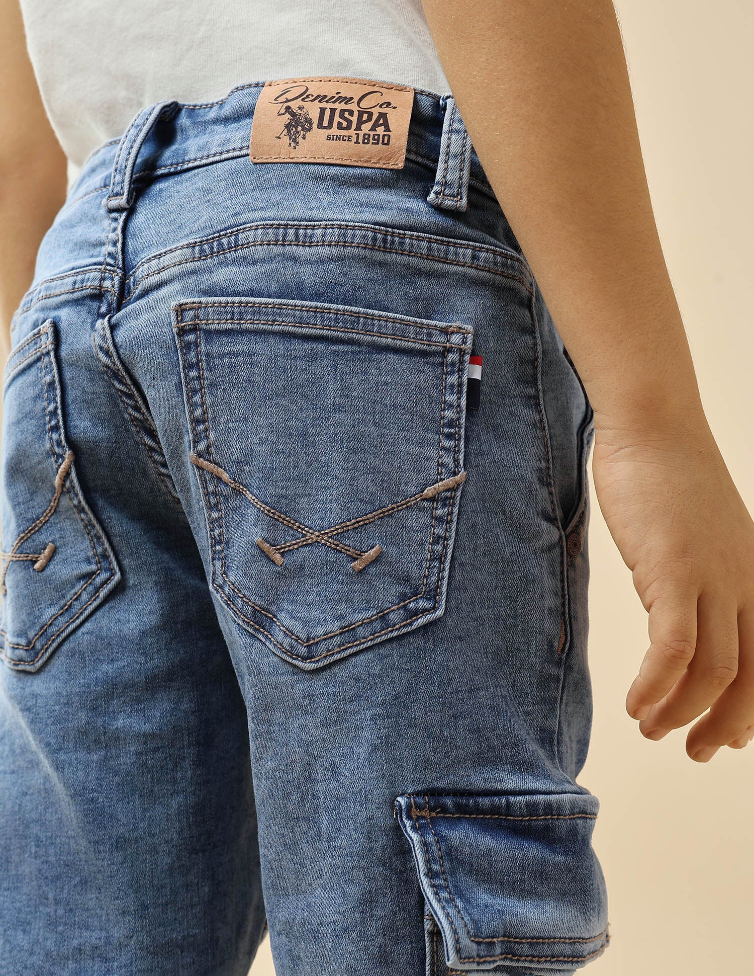 Boys Relaxed Fit Cargo Jeans - Image 8