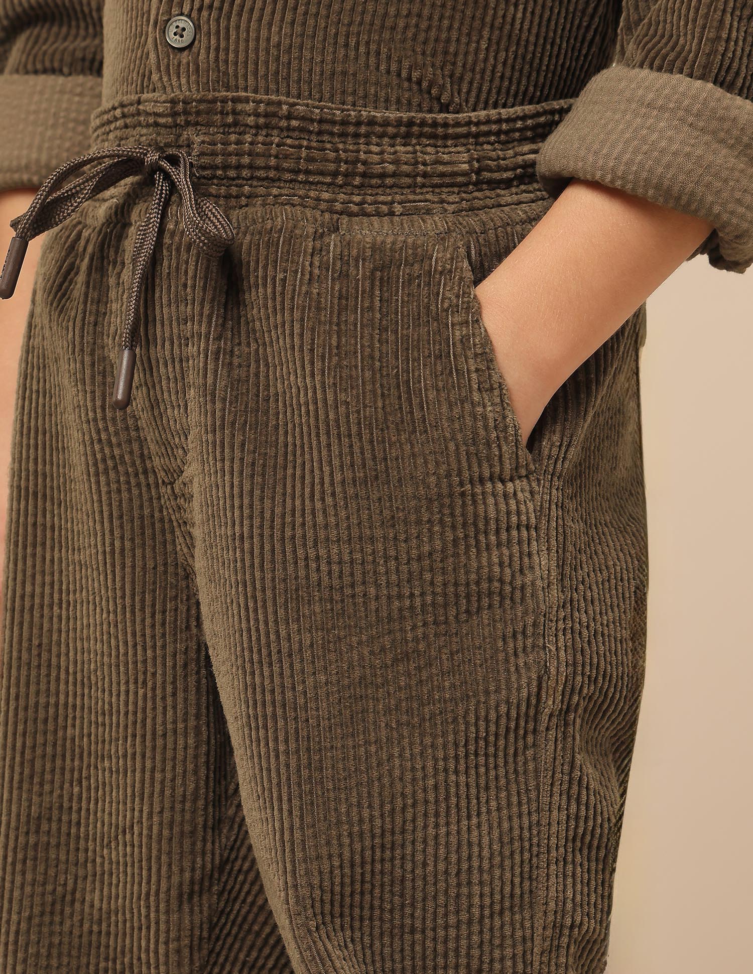 Boys Relaxed Fit Corduroy Joggers - Image 7