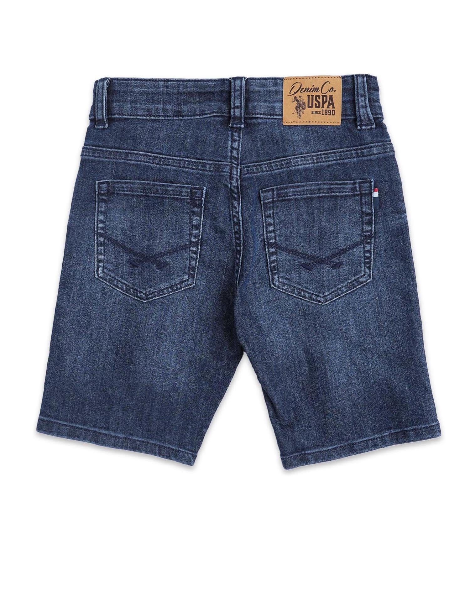 Boys Relaxed Fit Denim Shorts - Image 10