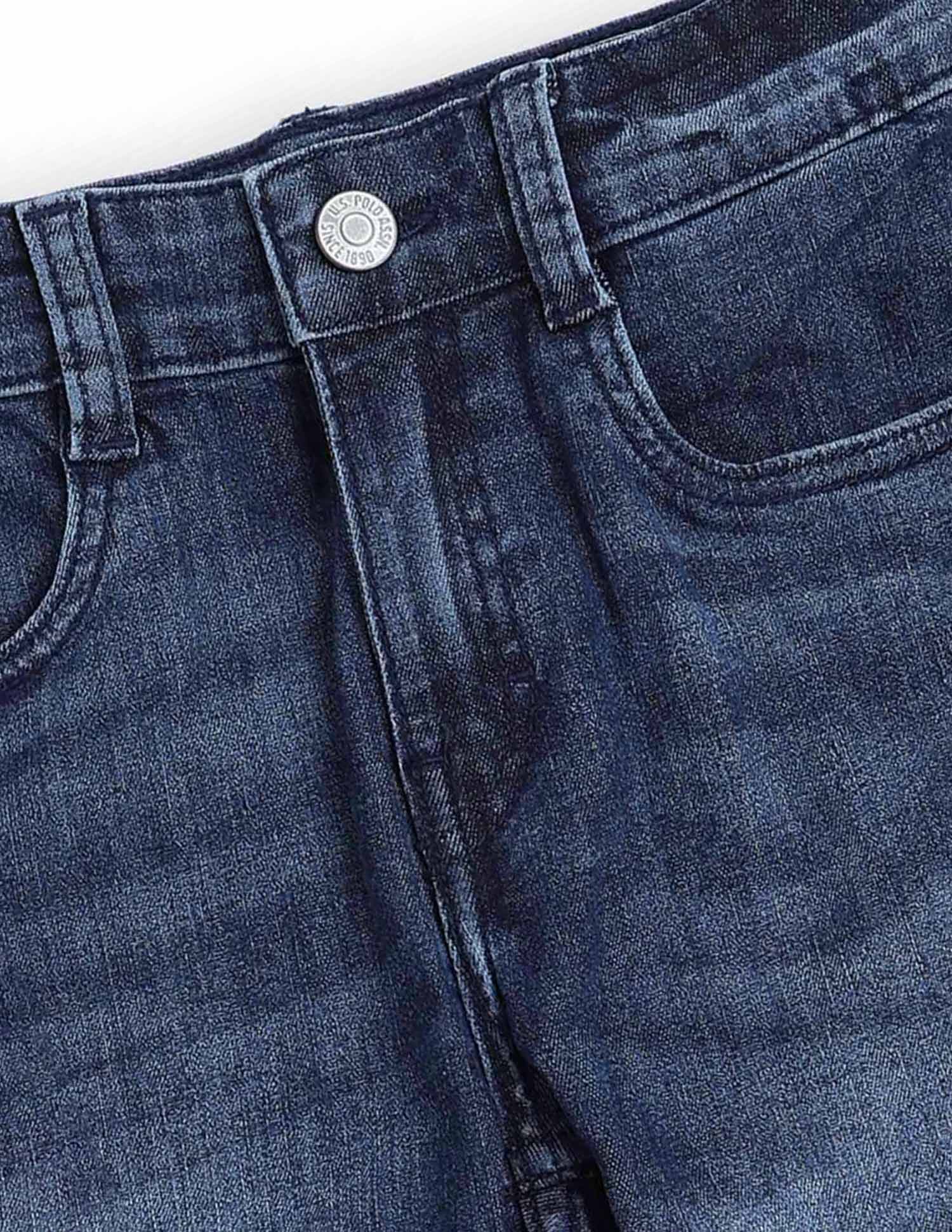 Boys Relaxed Fit Denim Shorts - Image 2