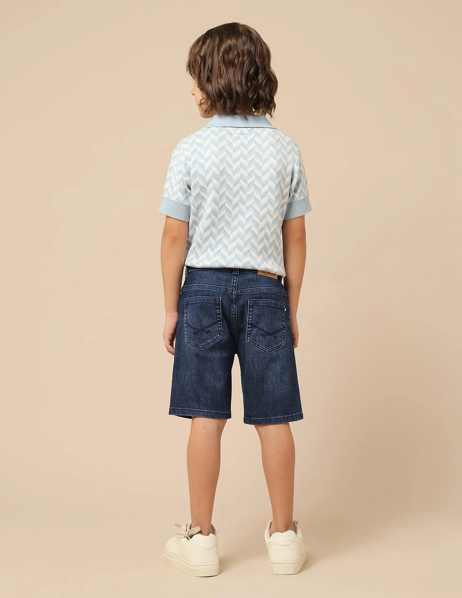 Boys Relaxed Fit Denim Shorts - Image 5