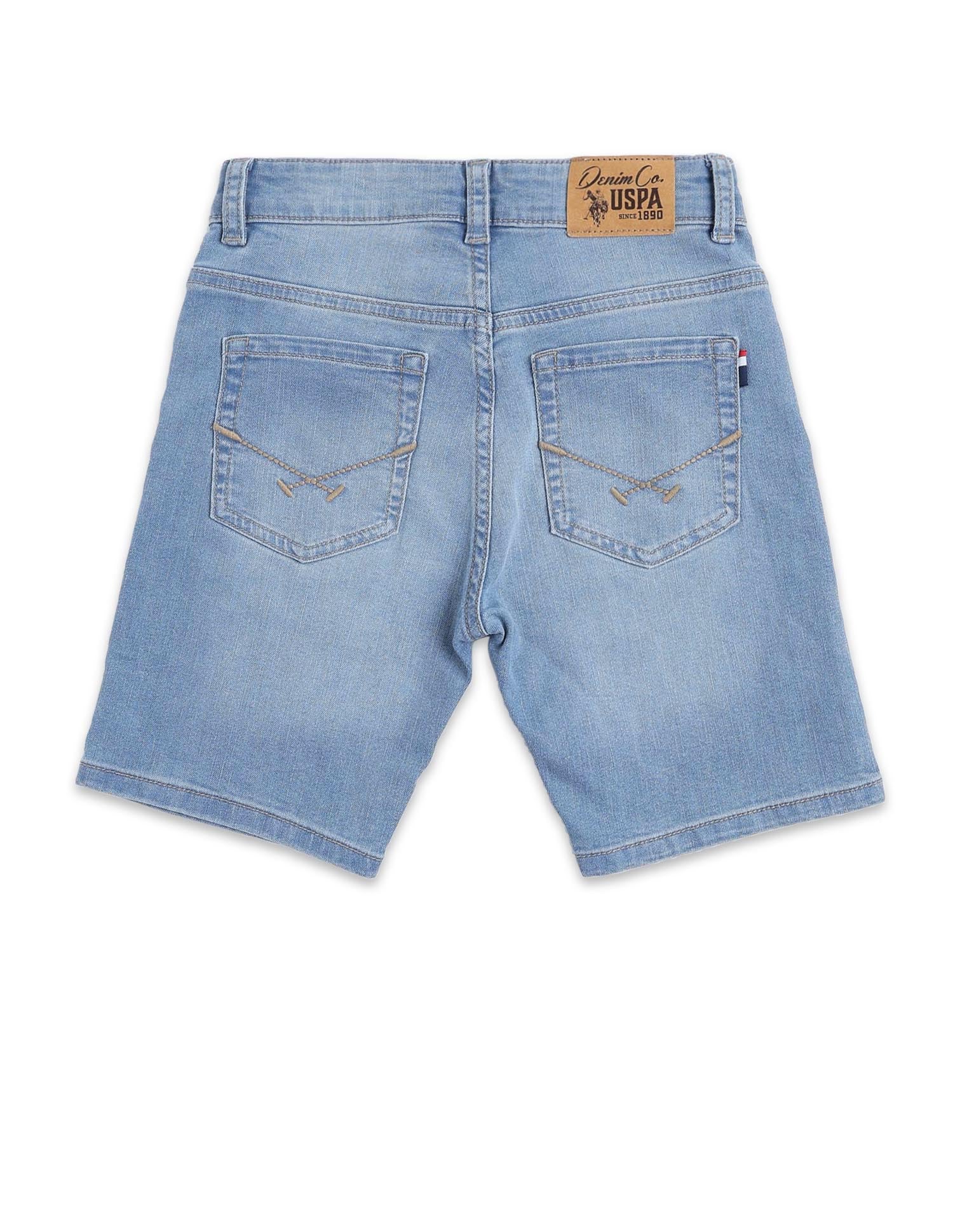 Boys Relaxed Fit Denim Shorts - Image 10