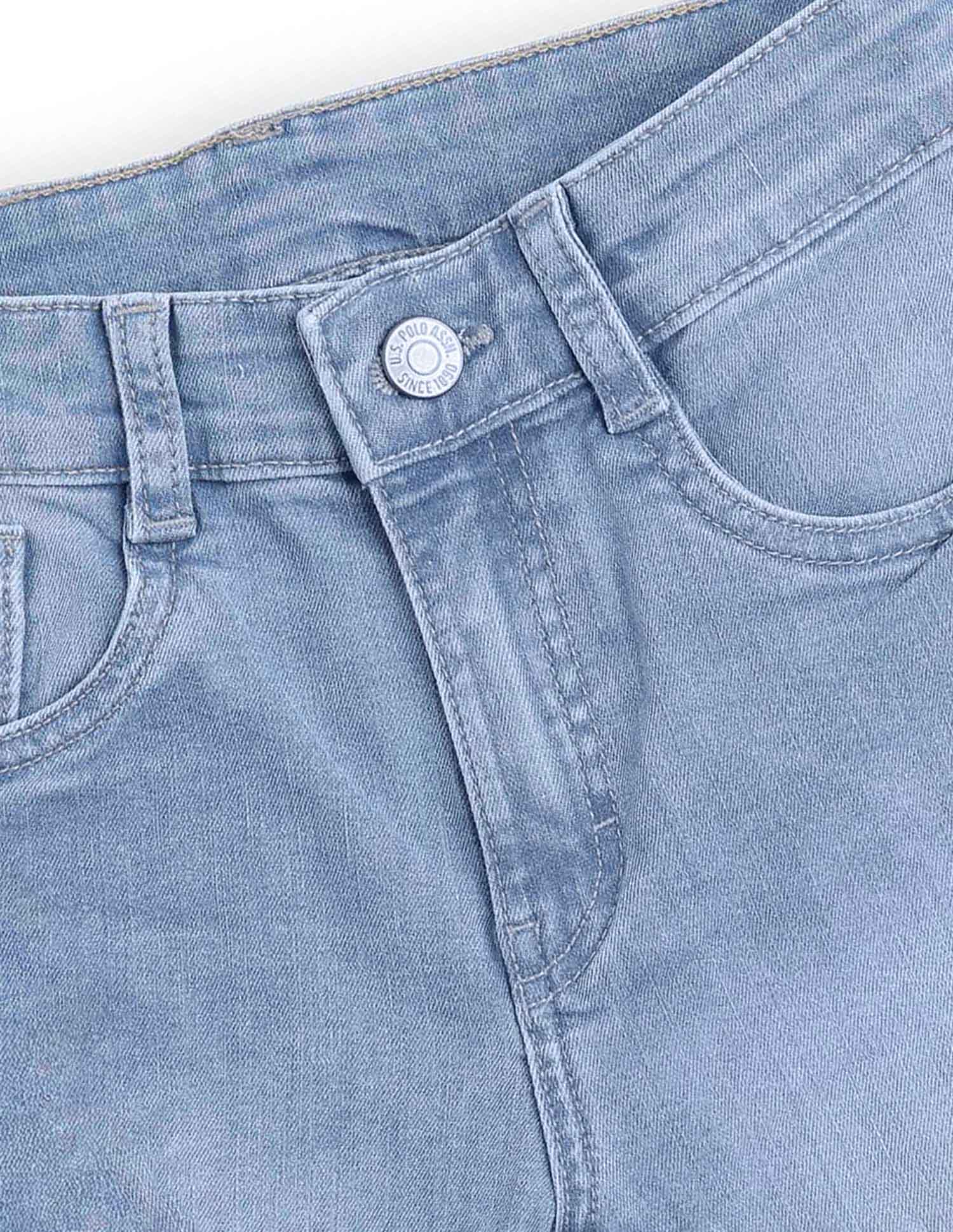 Boys Relaxed Fit Denim Shorts - Image 2