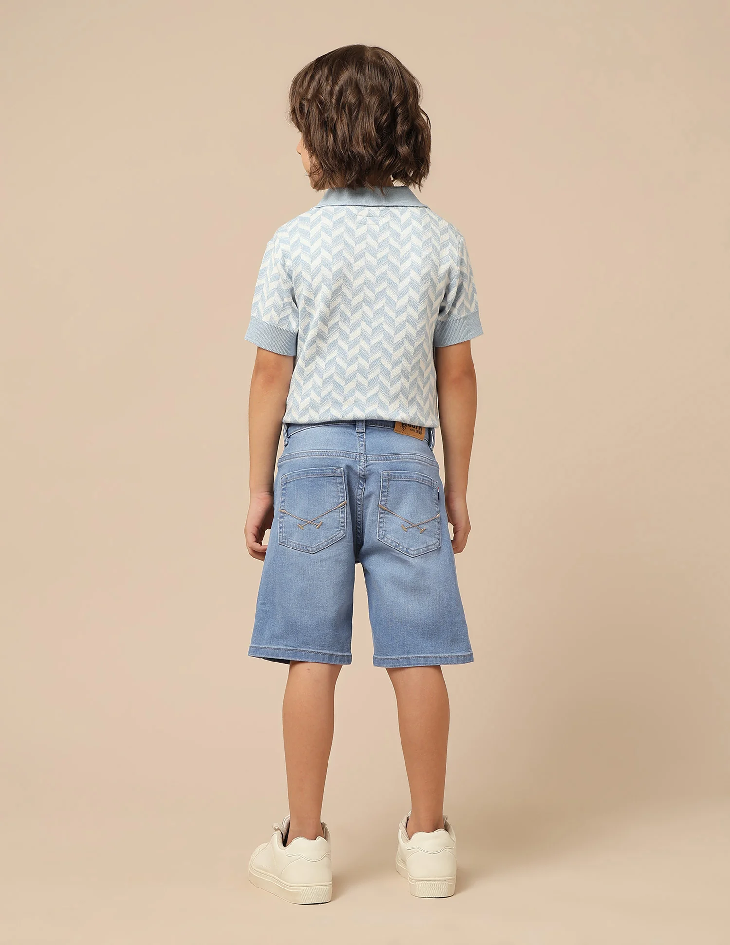 Boys Relaxed Fit Denim Shorts - Image 5