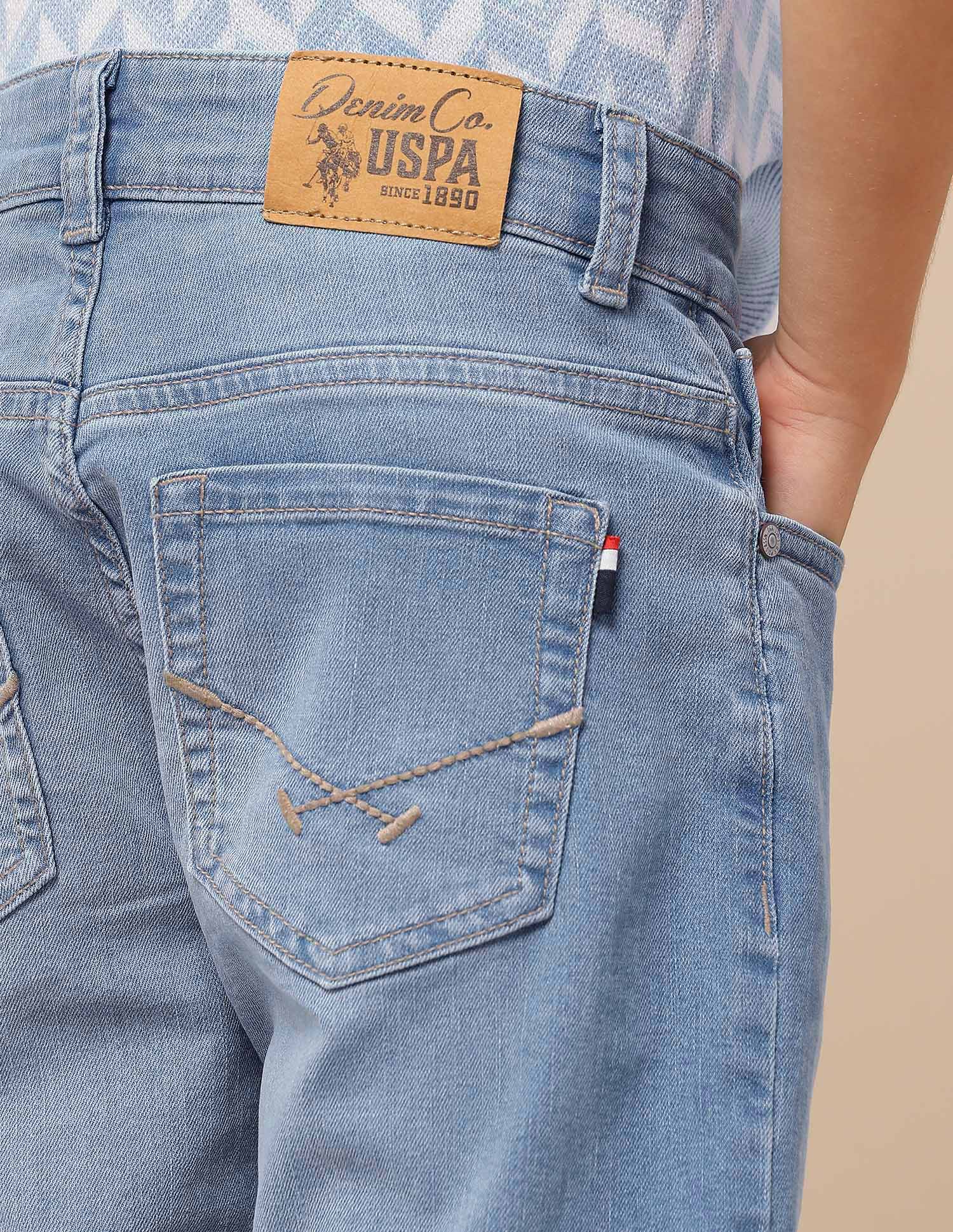 Boys Relaxed Fit Denim Shorts - Image 8