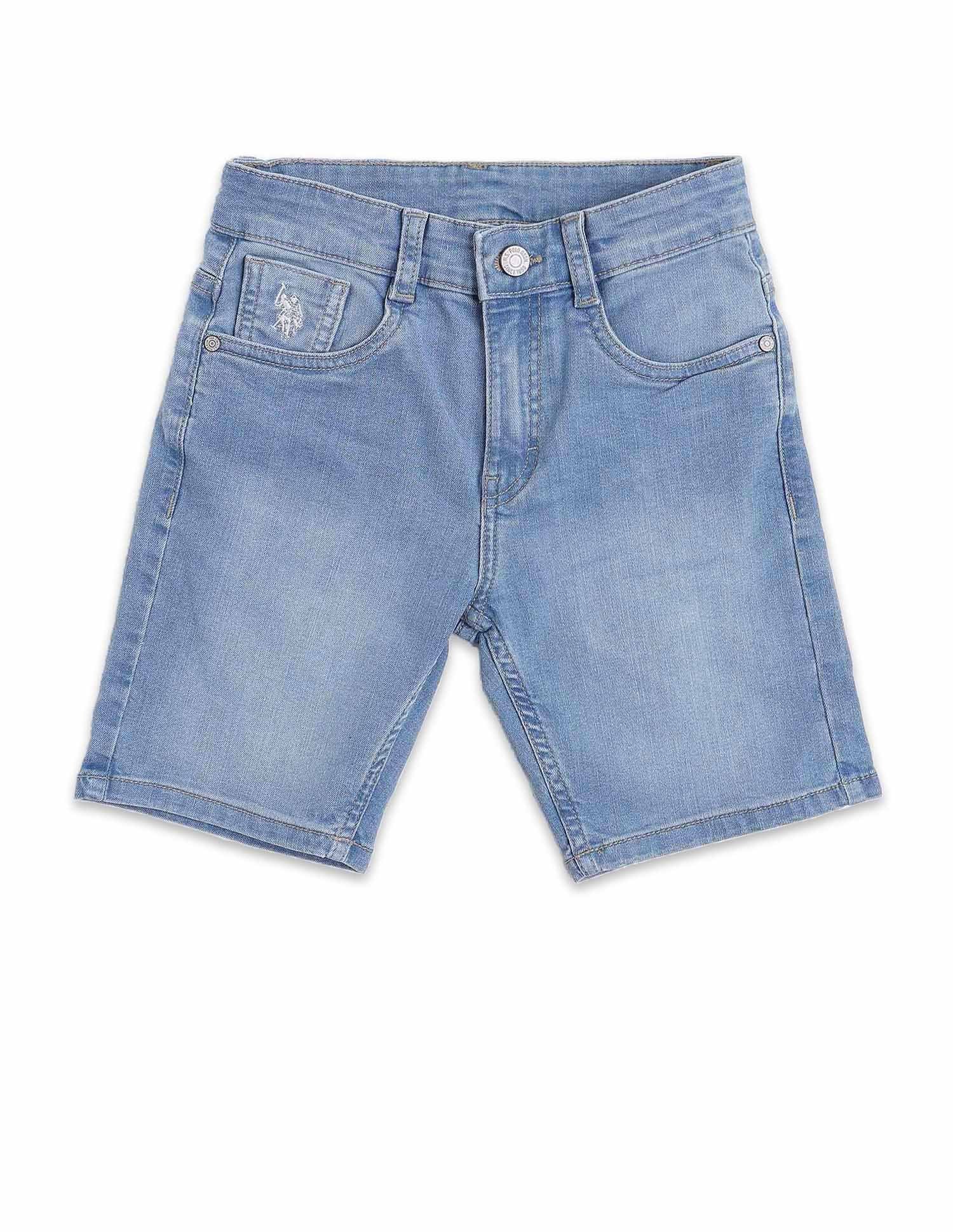 Boys Relaxed Fit Denim Shorts - Image 9