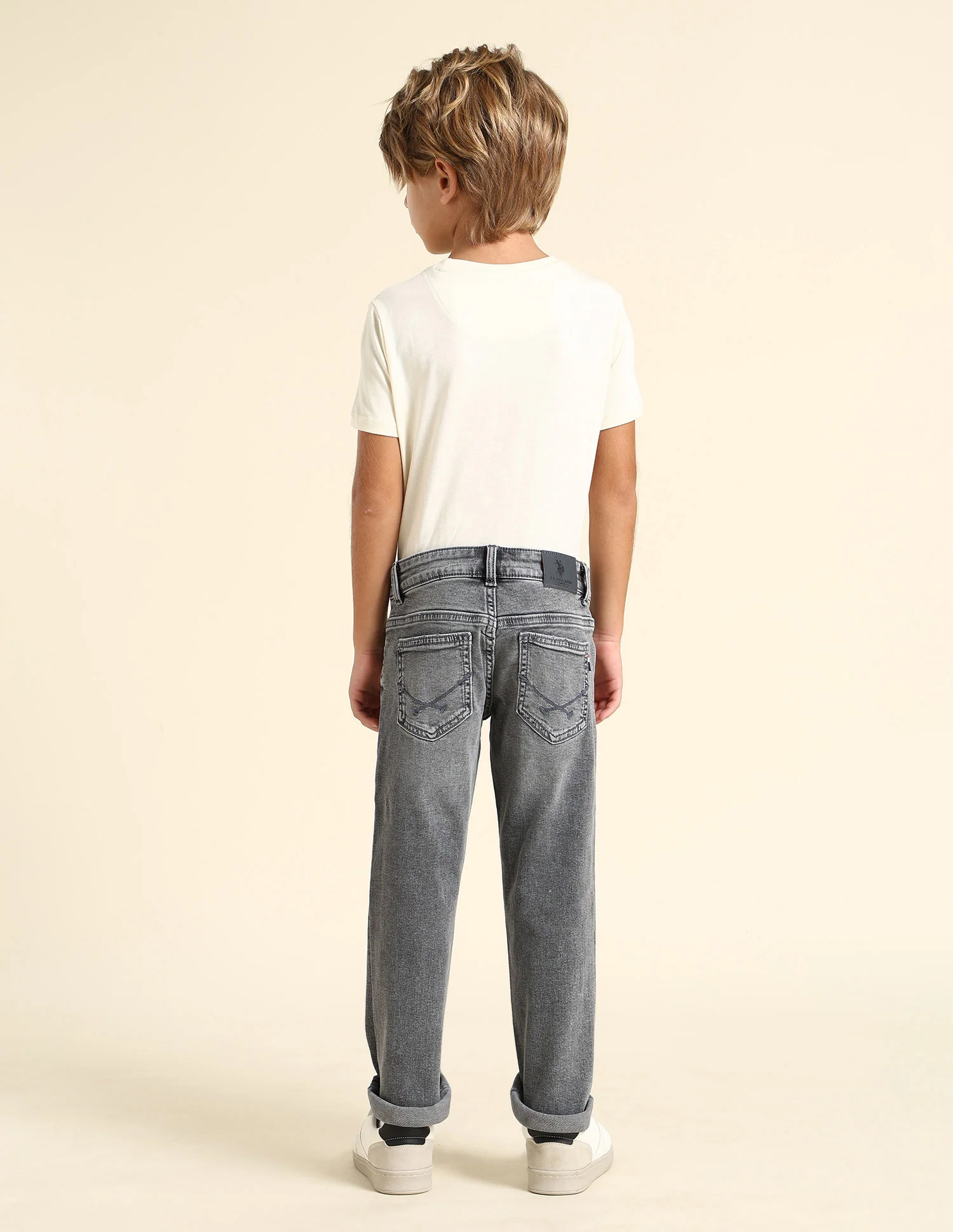 Boys Relaxed Fit Grey Jeans - Image 4