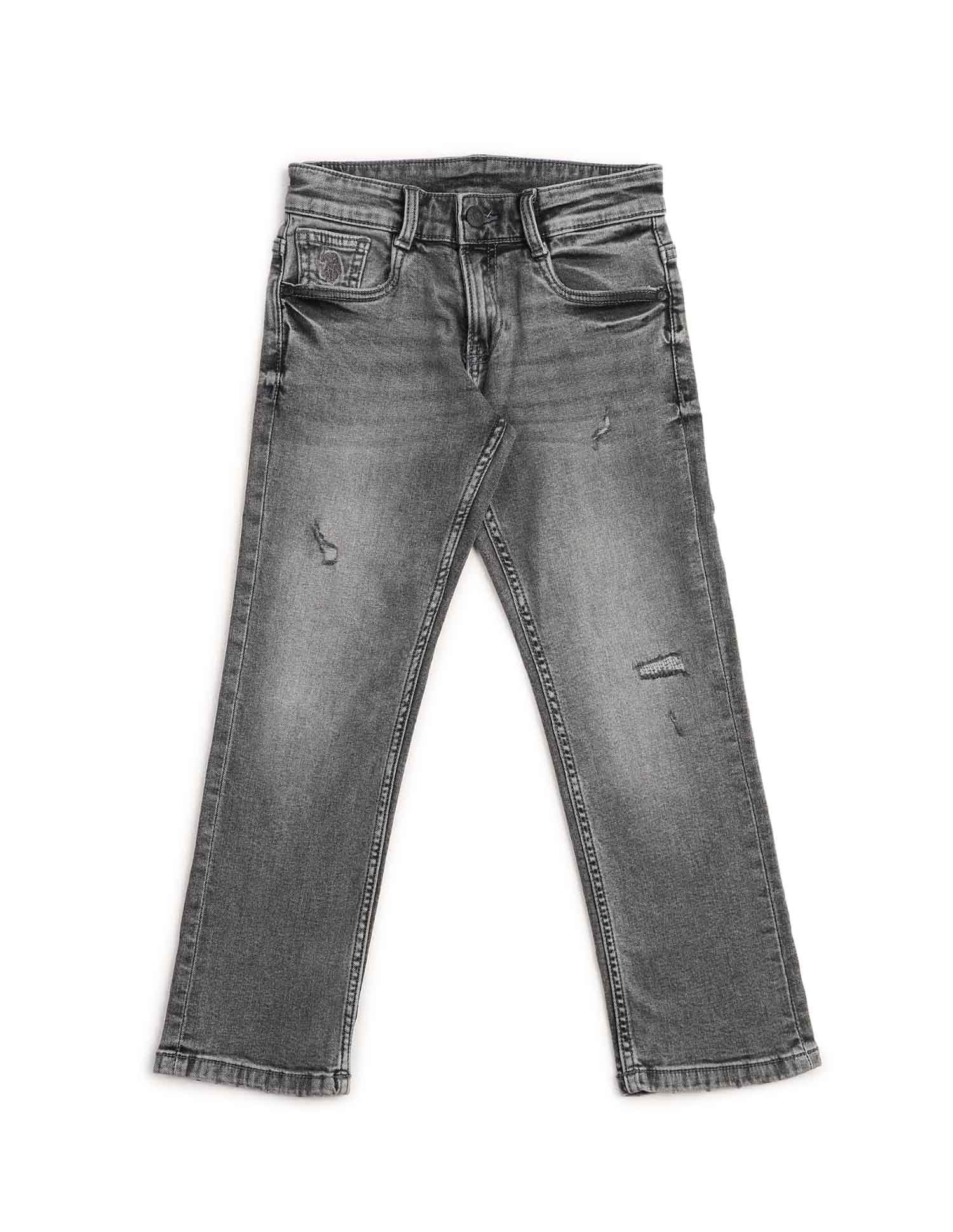 Boys Relaxed Fit Grey Jeans - Image 7