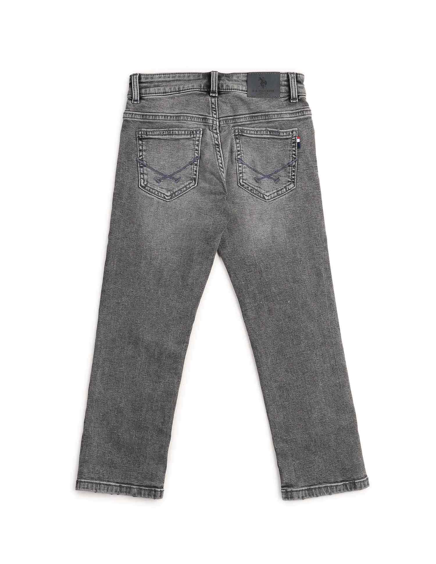 Boys Relaxed Fit Grey Jeans - Image 8