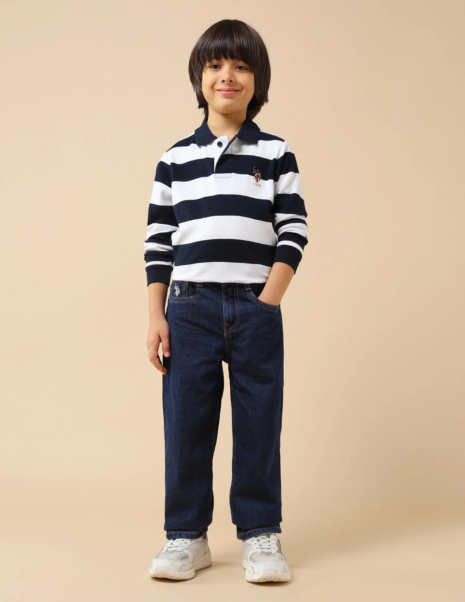Boys Relaxed Fit Mid Rise Jeans - Image 3