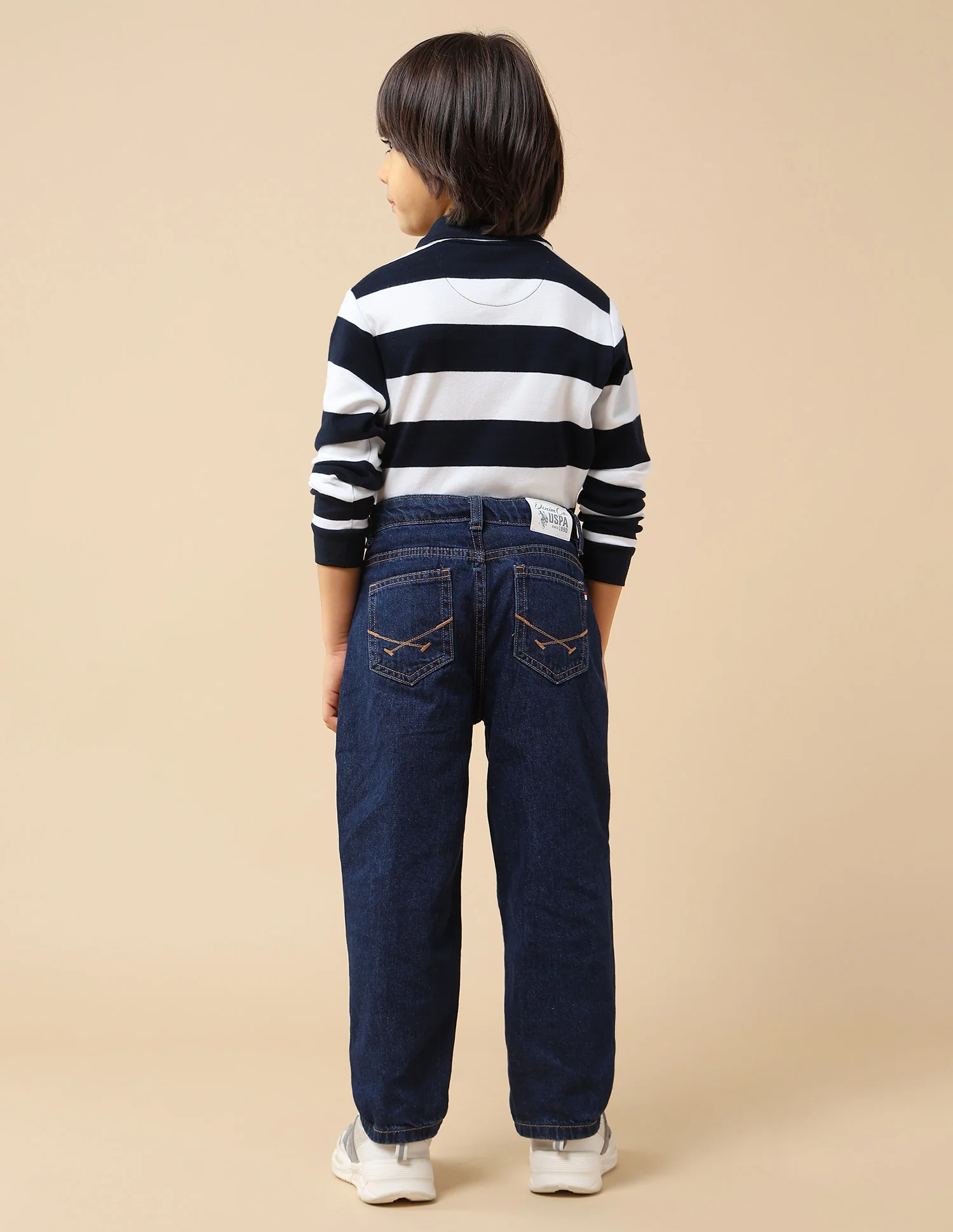 Boys Relaxed Fit Mid Rise Jeans - Image 5