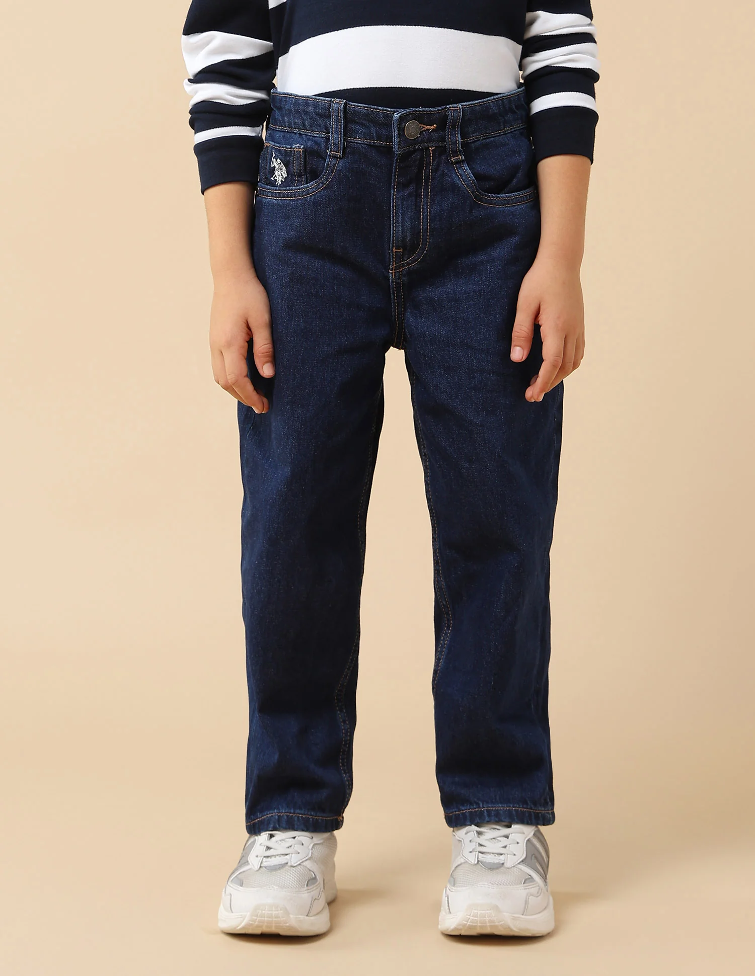 Boys Relaxed Fit Mid Rise Jeans - Image 6