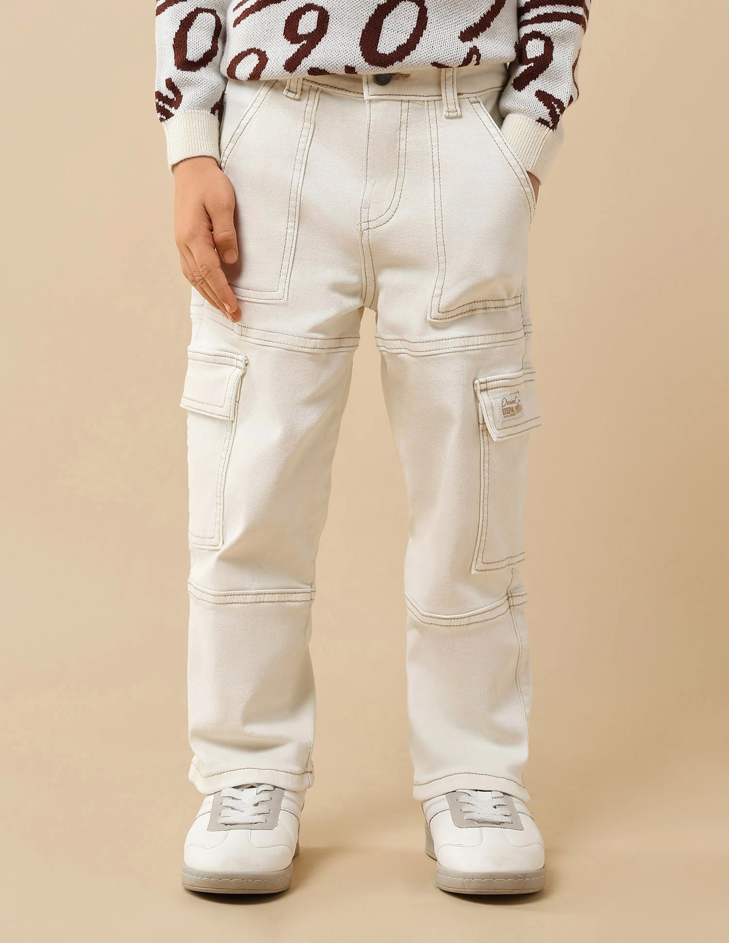 Boys Relaxed Fit Mid Rise Jeans - Image 6