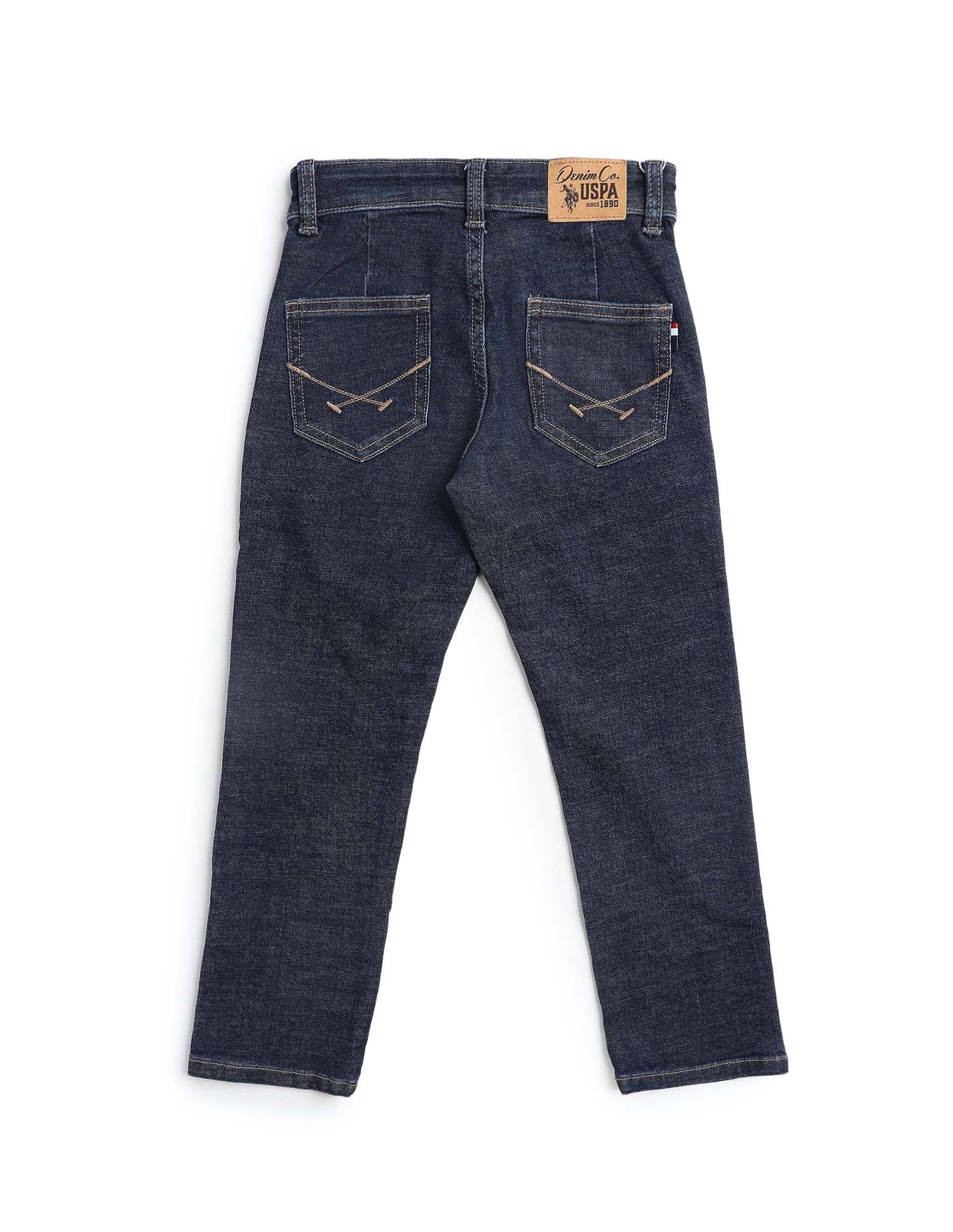 Boys Relaxed Fit Mid Rise Jeans - Image 10
