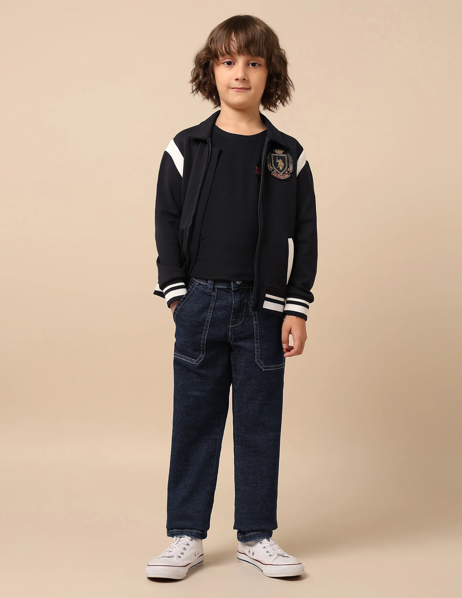 Boys Relaxed Fit Mid Rise Jeans - Image 3