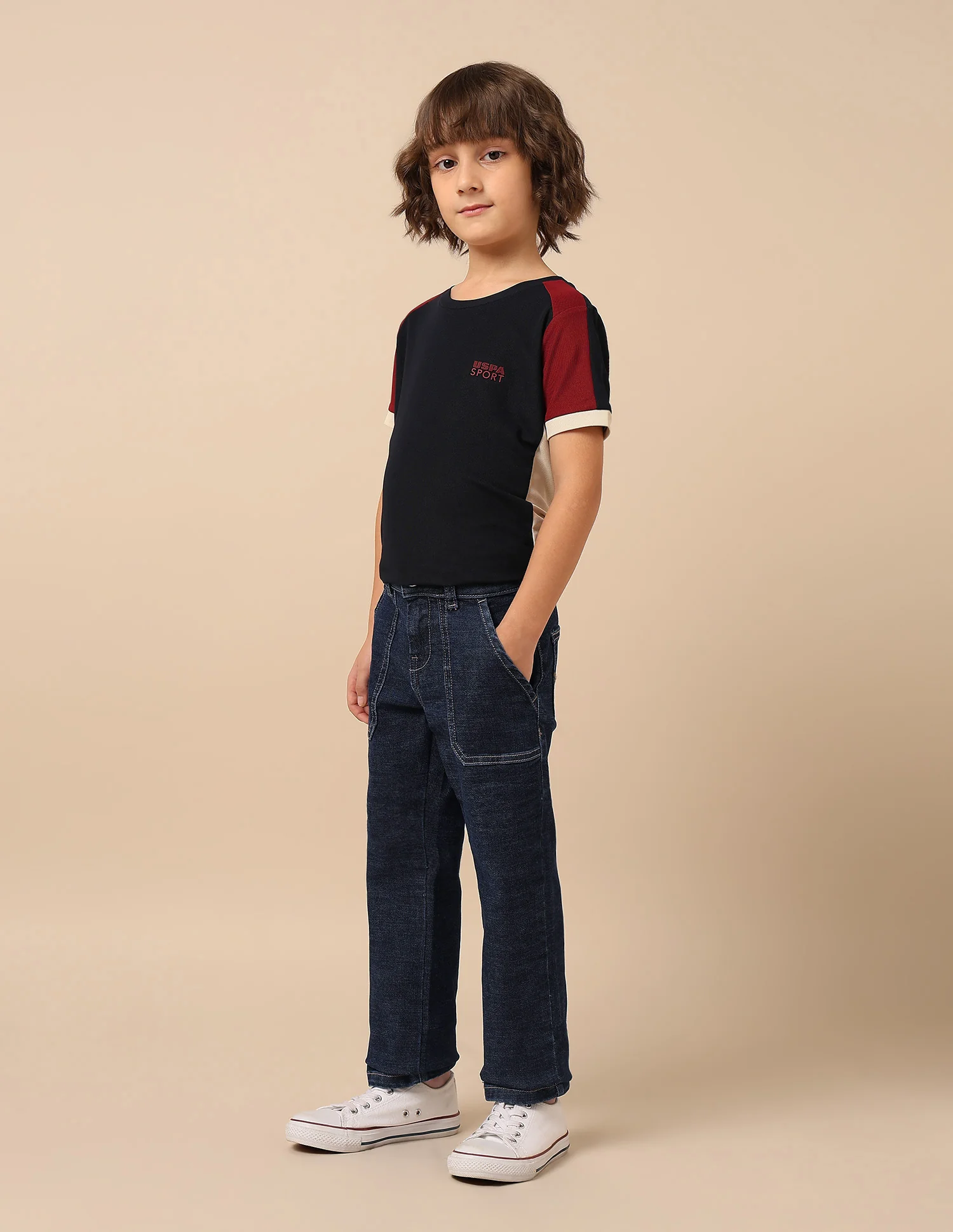 Boys Relaxed Fit Mid Rise Jeans - Image 4