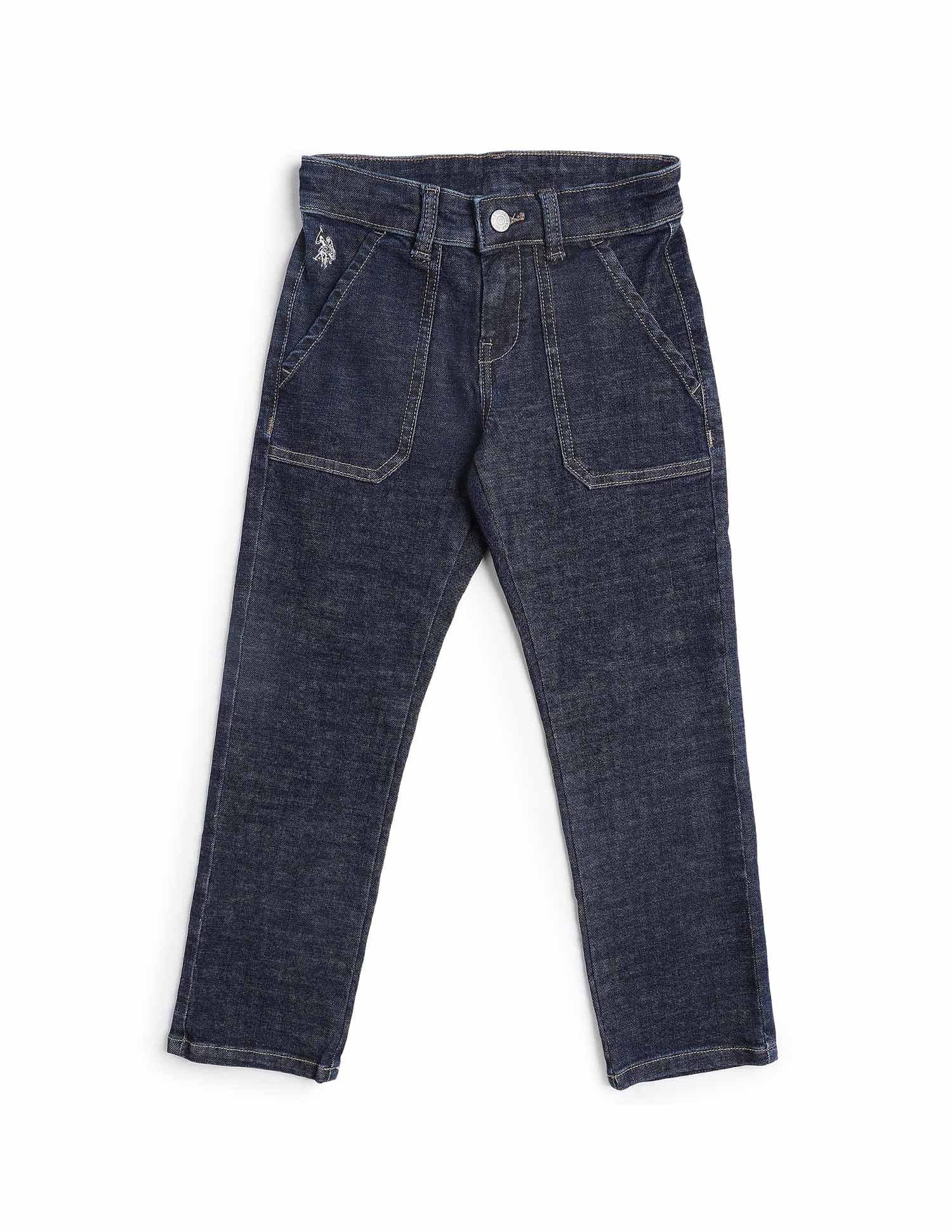 Boys Relaxed Fit Mid Rise Jeans - Image 9