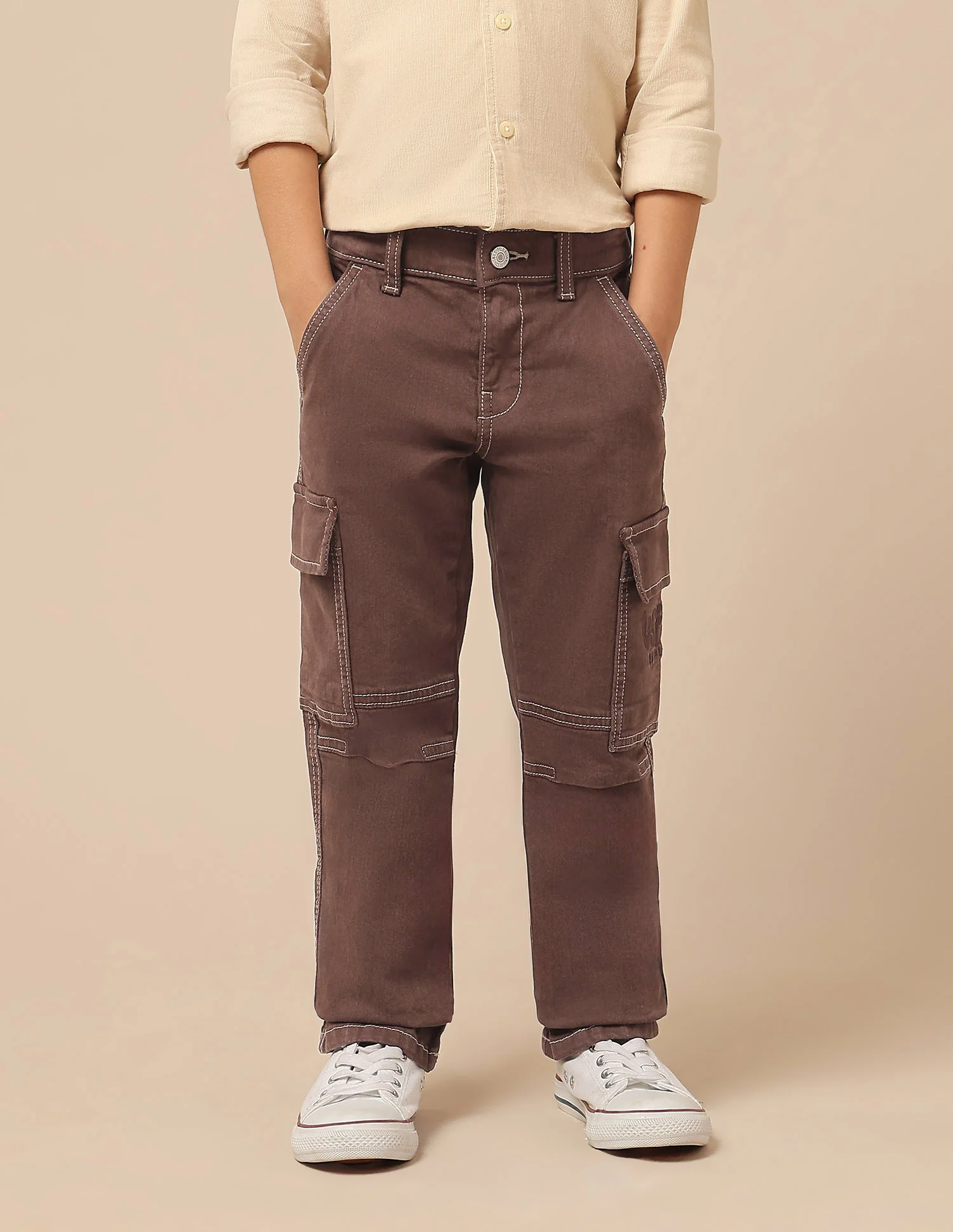 Boys Relaxed Fit Mid Rise Jeans - Image 6