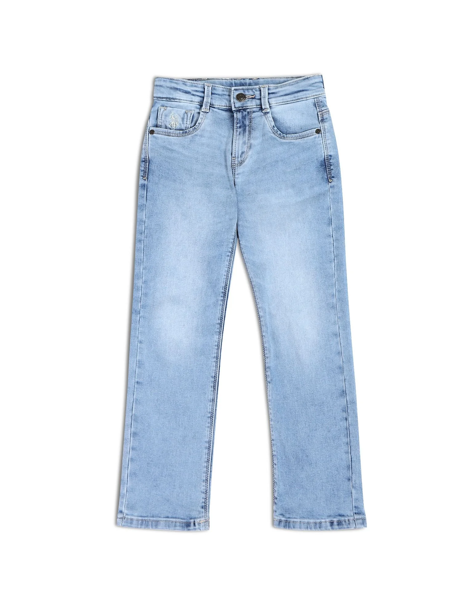 Boys Relaxed Fit Mid Rise Jeans - Image 5