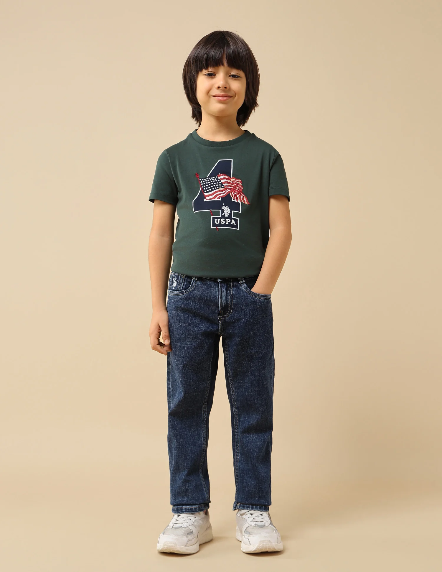 Boys Relaxed Fit Mid Rise Jeans - Image 3