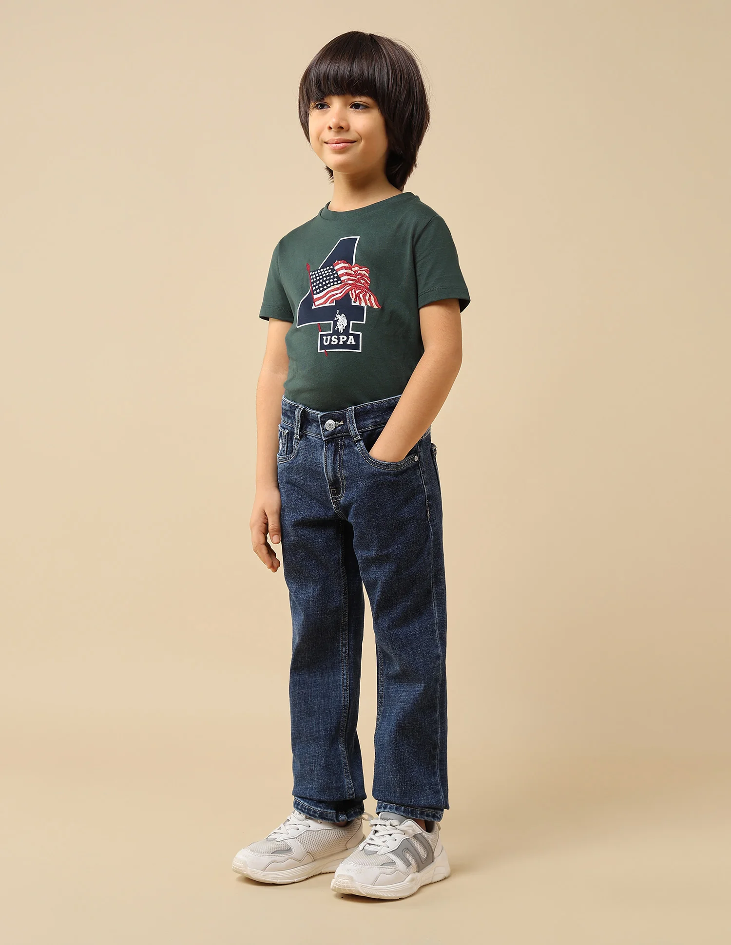 Boys Relaxed Fit Mid Rise Jeans - Image 4