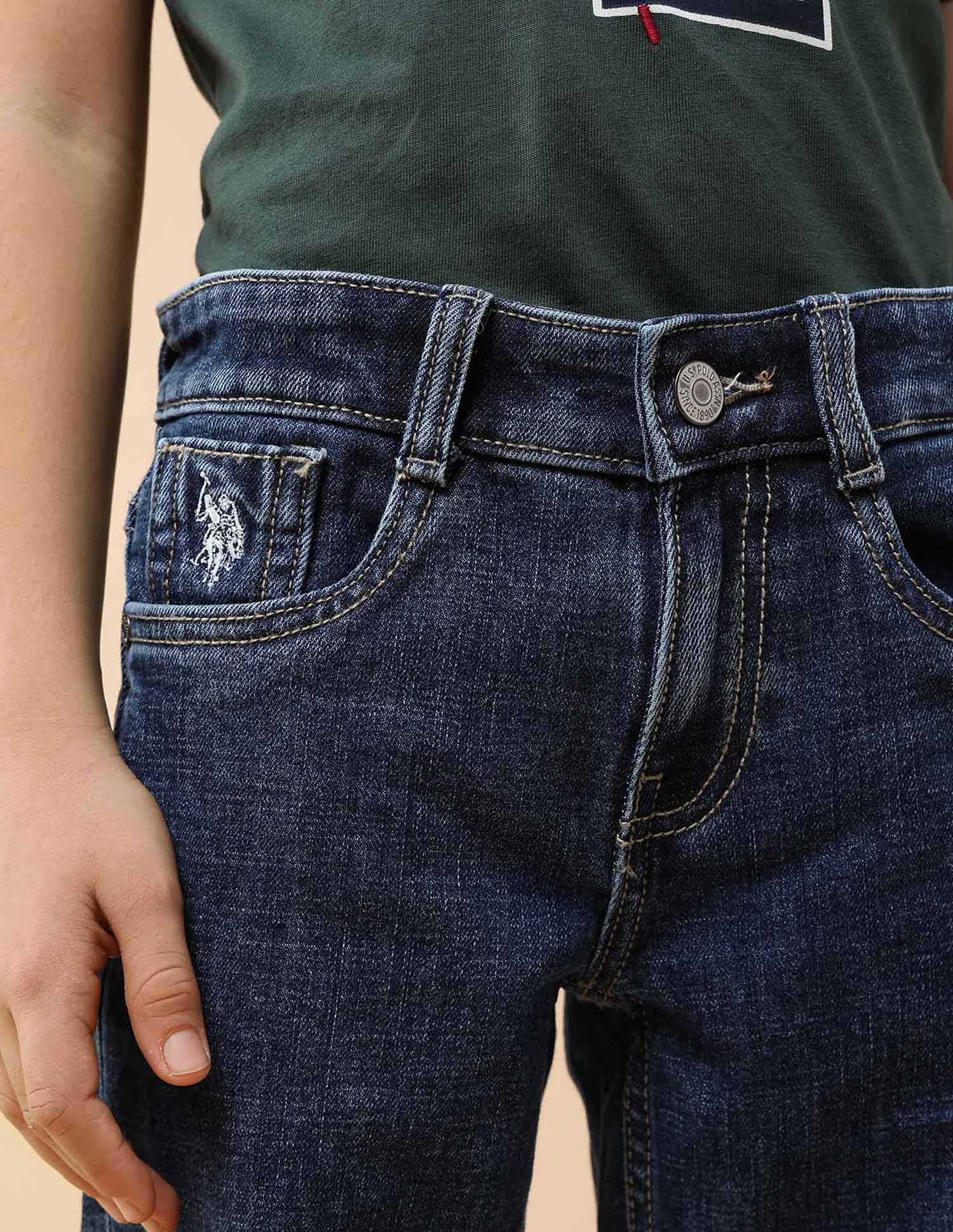 Boys Relaxed Fit Mid Rise Jeans - Image 7