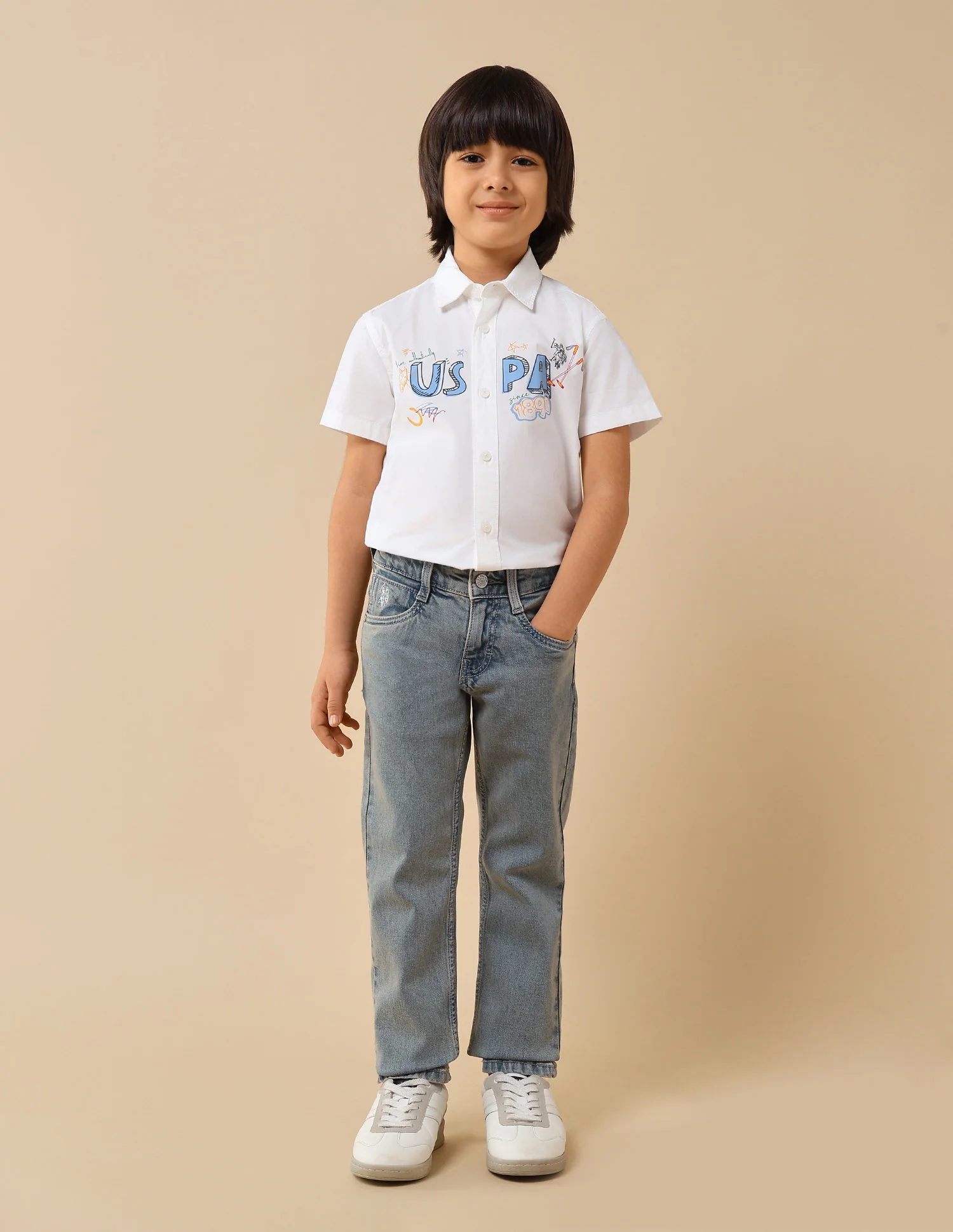 Boys Relaxed Fit Mid Rise Jeans - Image 3