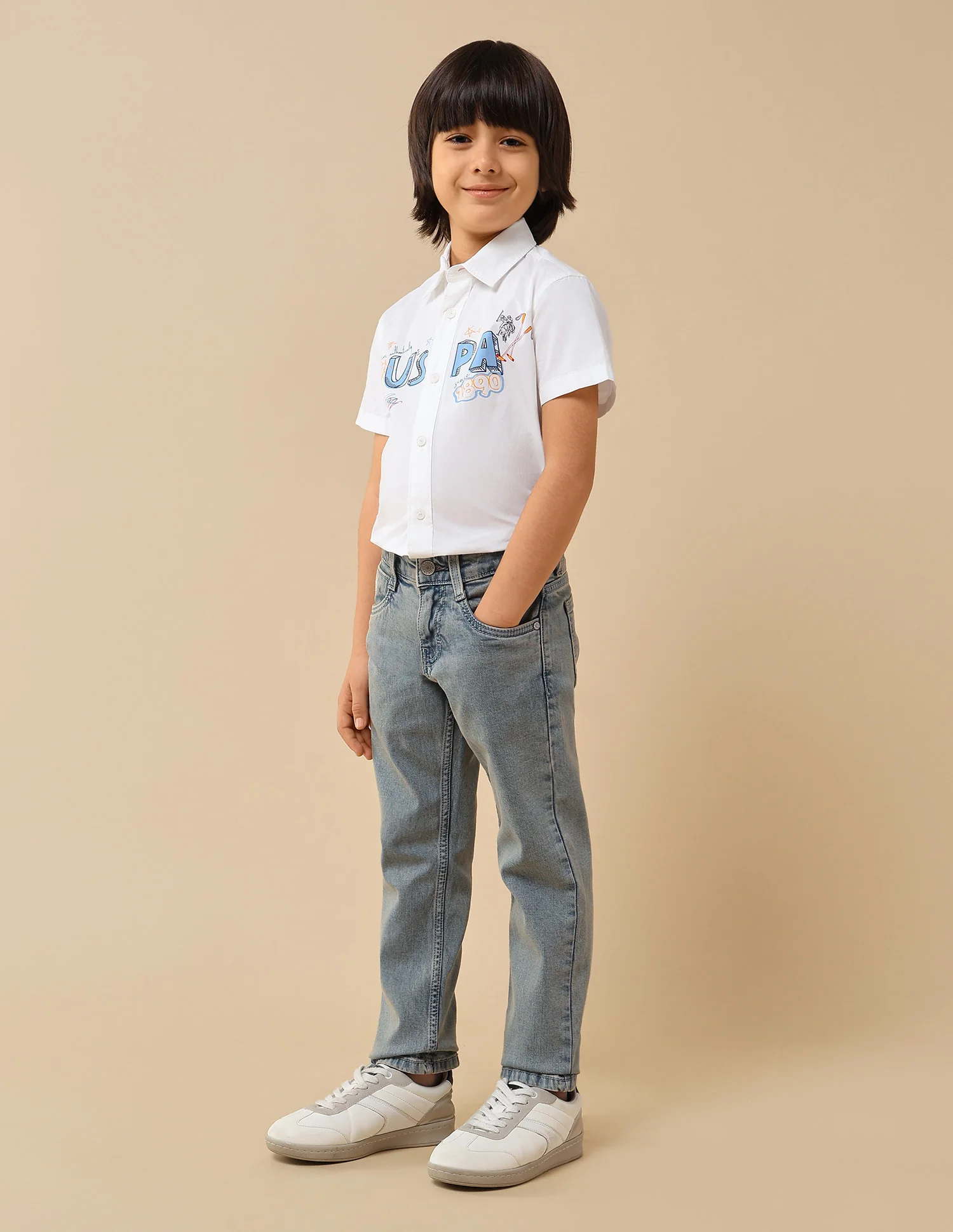 Boys Relaxed Fit Mid Rise Jeans - Image 4