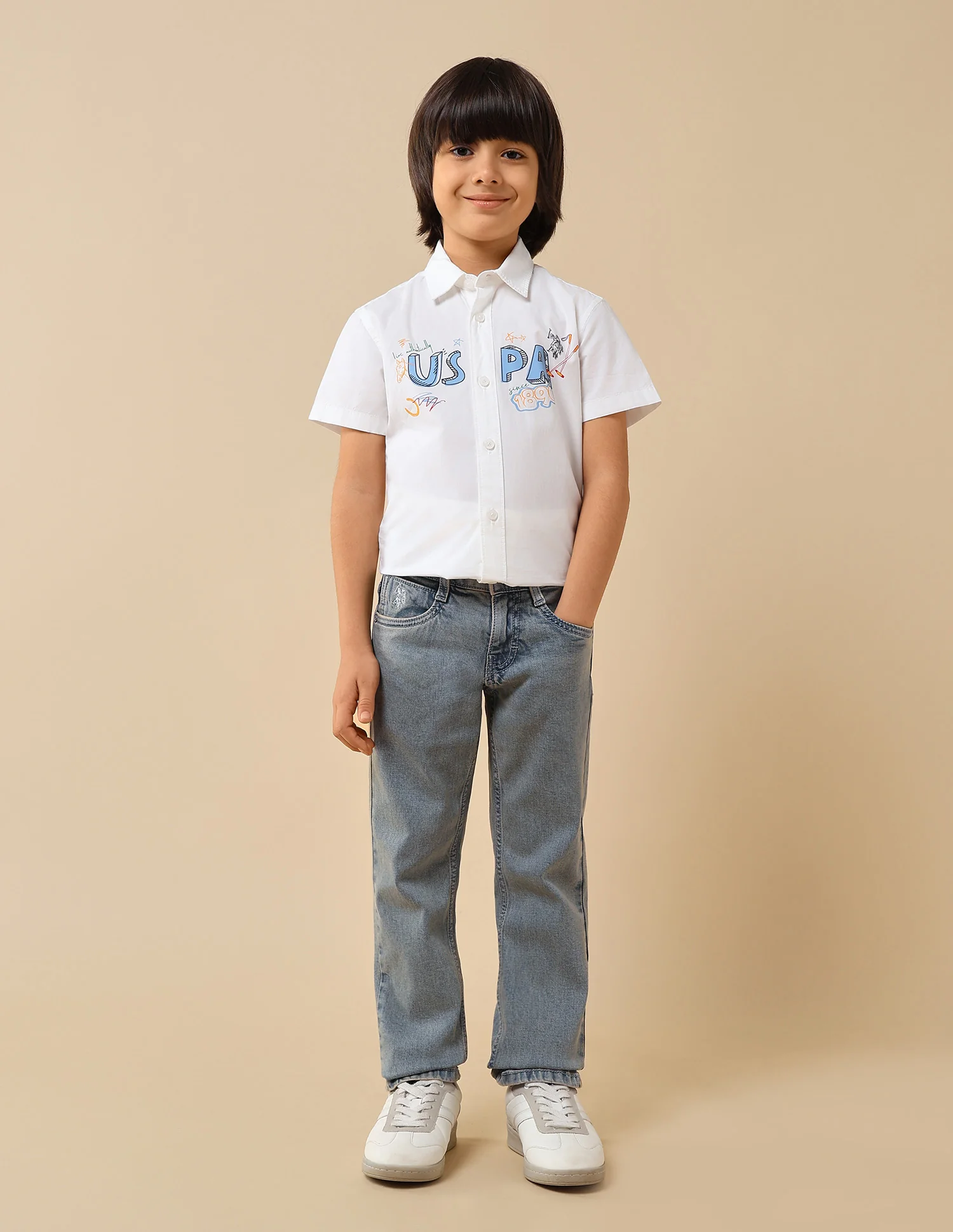 Boys Relaxed Fit Mid Rise Jeans - Image 6
