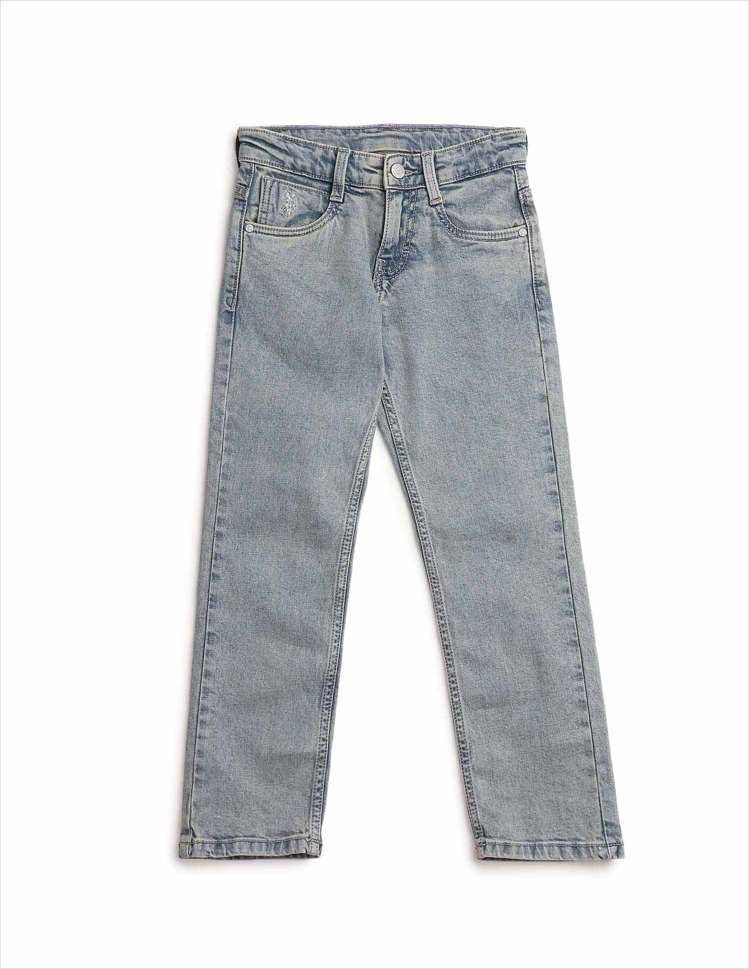 Boys Relaxed Fit Mid Rise Jeans - Image 9