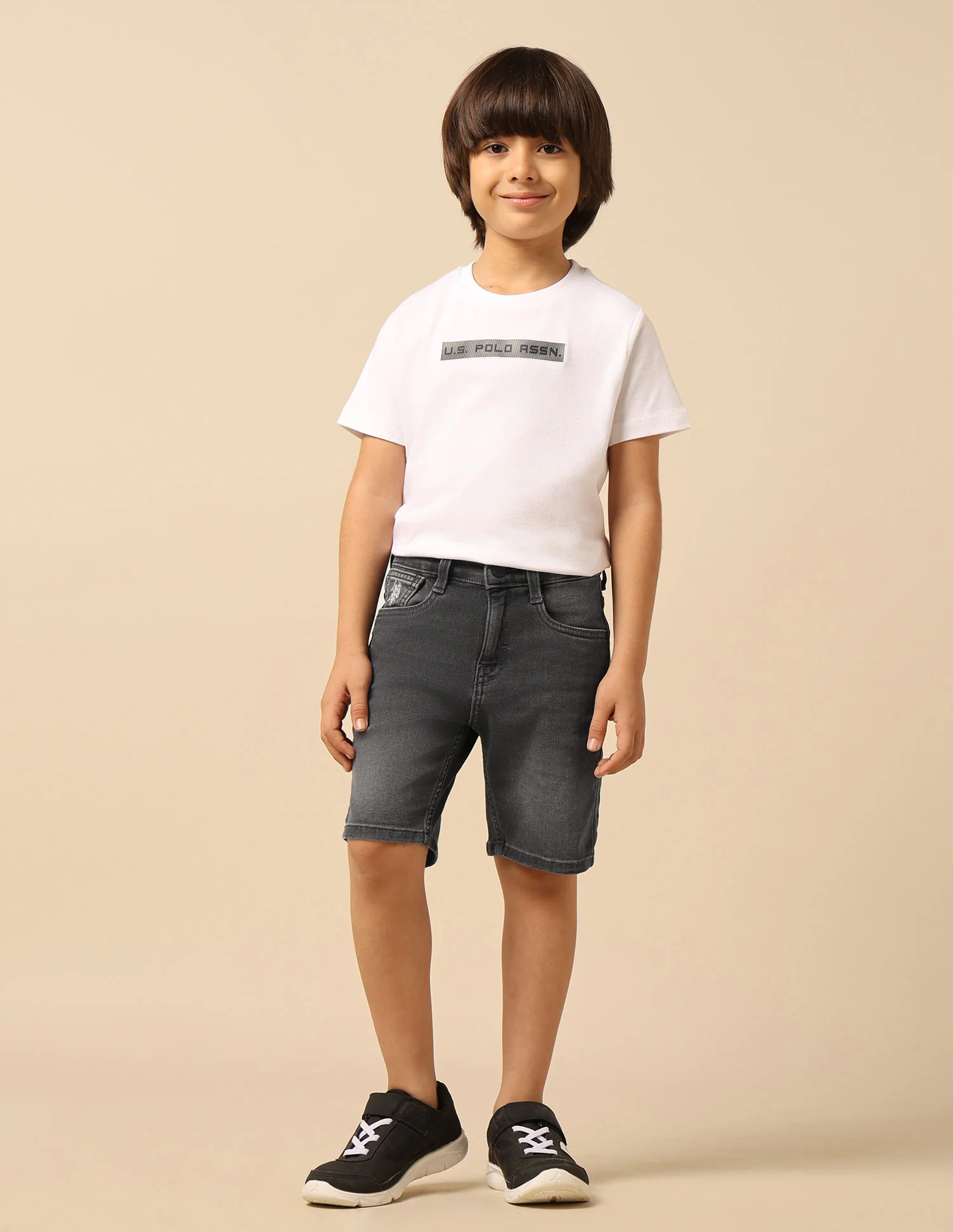 Boys Relaxed Fit Mid Rise Shorts - Image 3