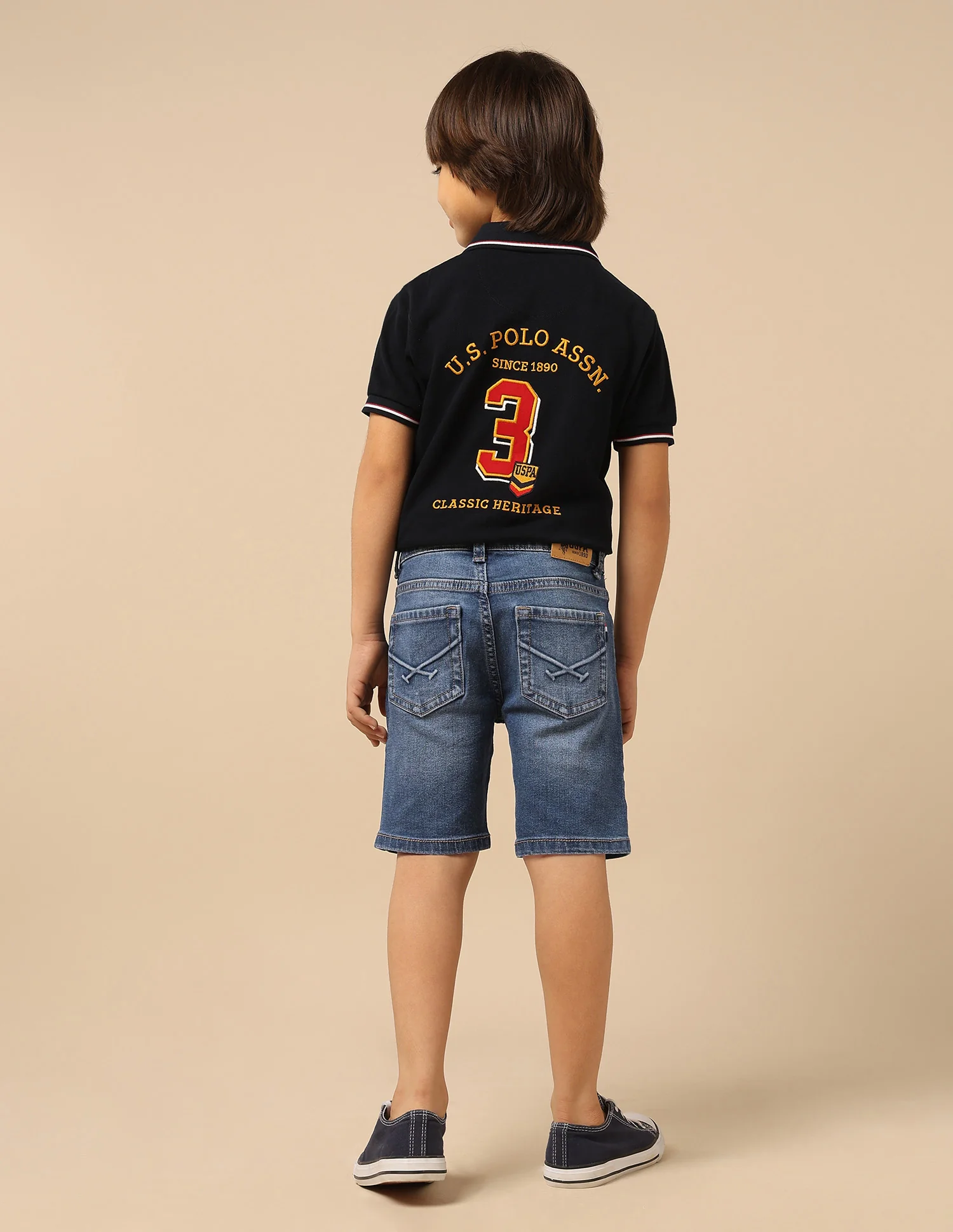 Boys Relaxed Fit Mid Rise Shorts - Image 5