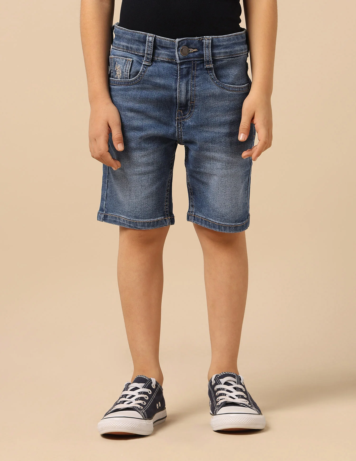 Boys Relaxed Fit Mid Rise Shorts - Image 6