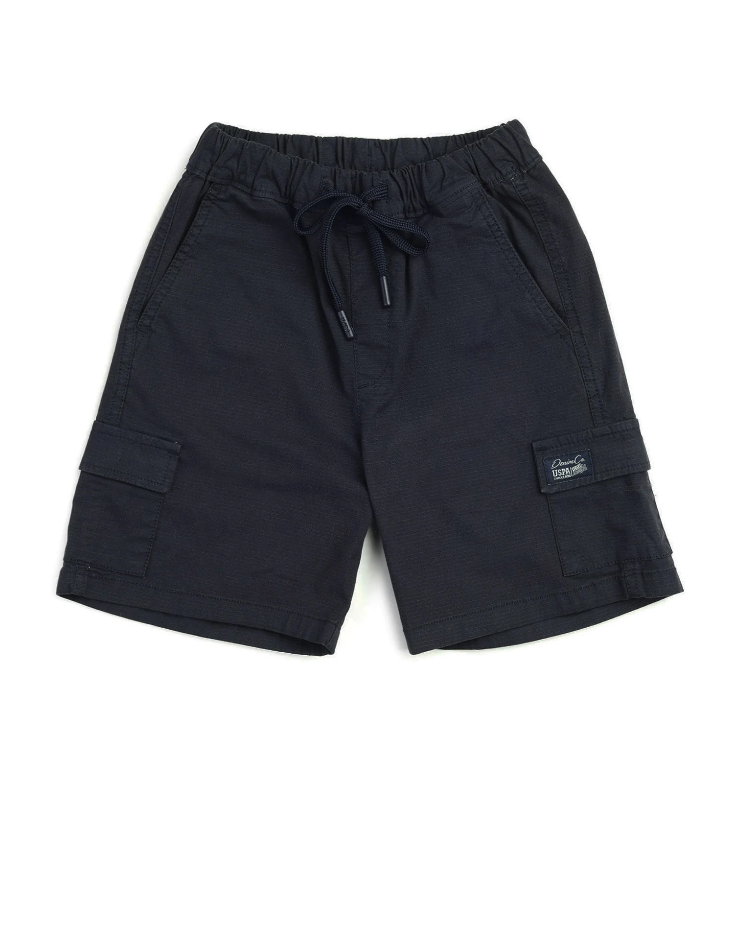 Boys Relaxed Fit Textured Cargo Shorts - Image 8