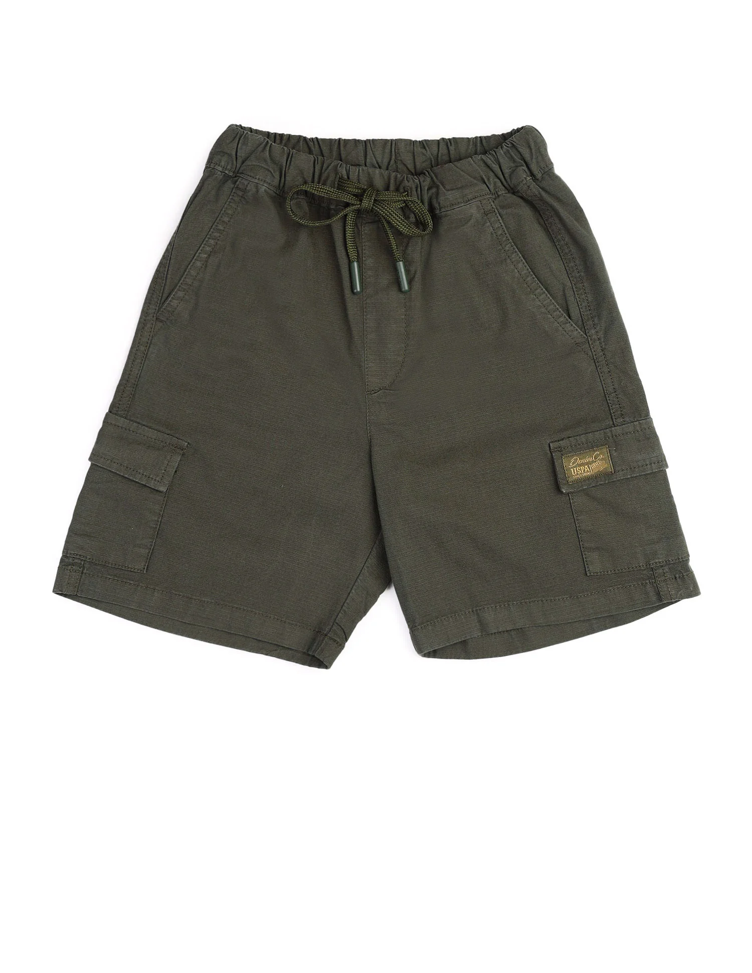 Boys Relaxed Fit Textured Cargo Shorts - Image 8