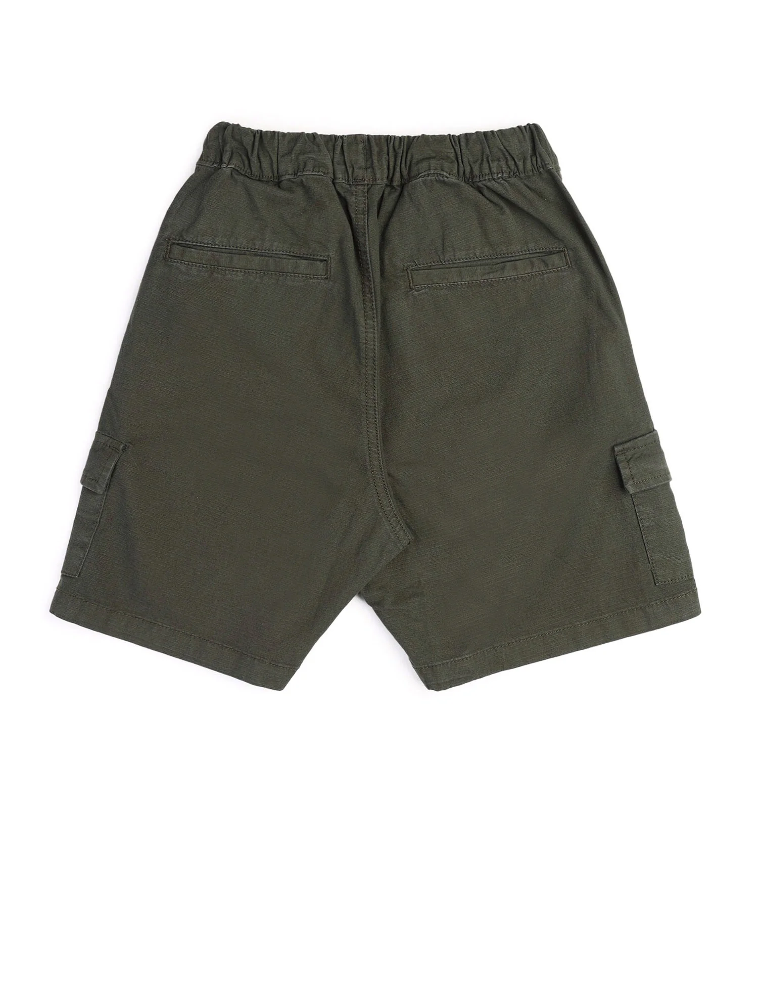 Boys Relaxed Fit Textured Cargo Shorts - Image 9