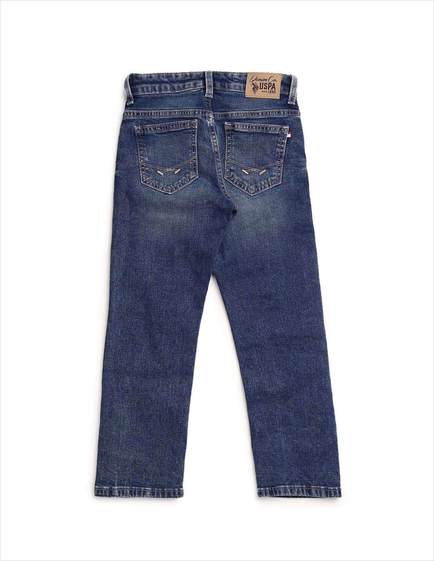 Boys Relaxed Fit Whiskered Jeans - Image 10