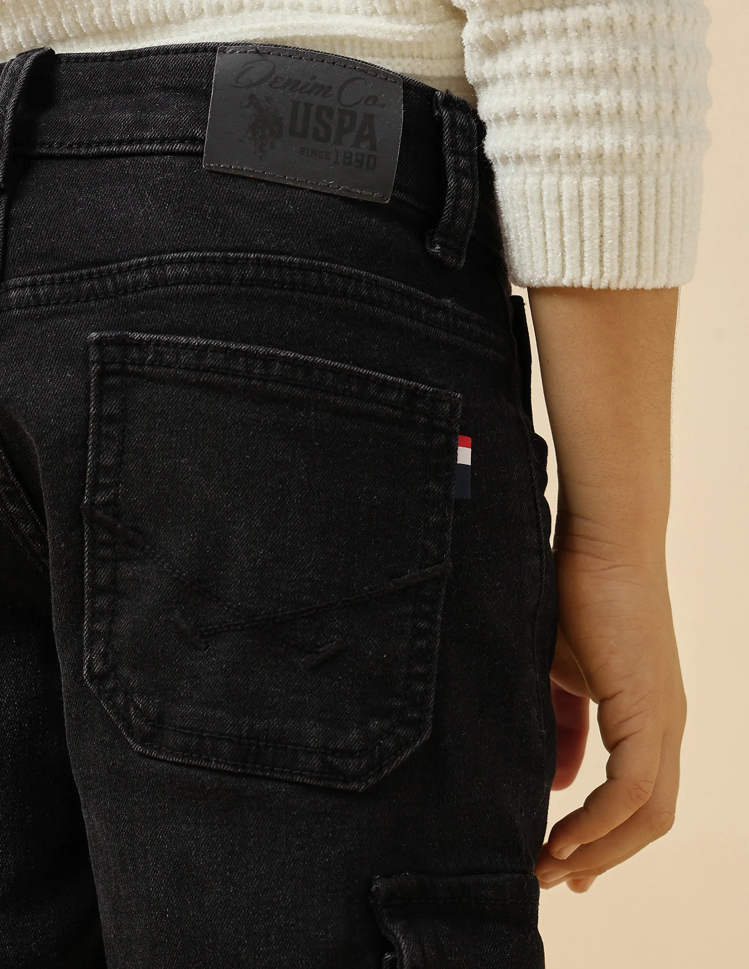 Boys Relaxed Fit Whiskered Jeans - Image 8