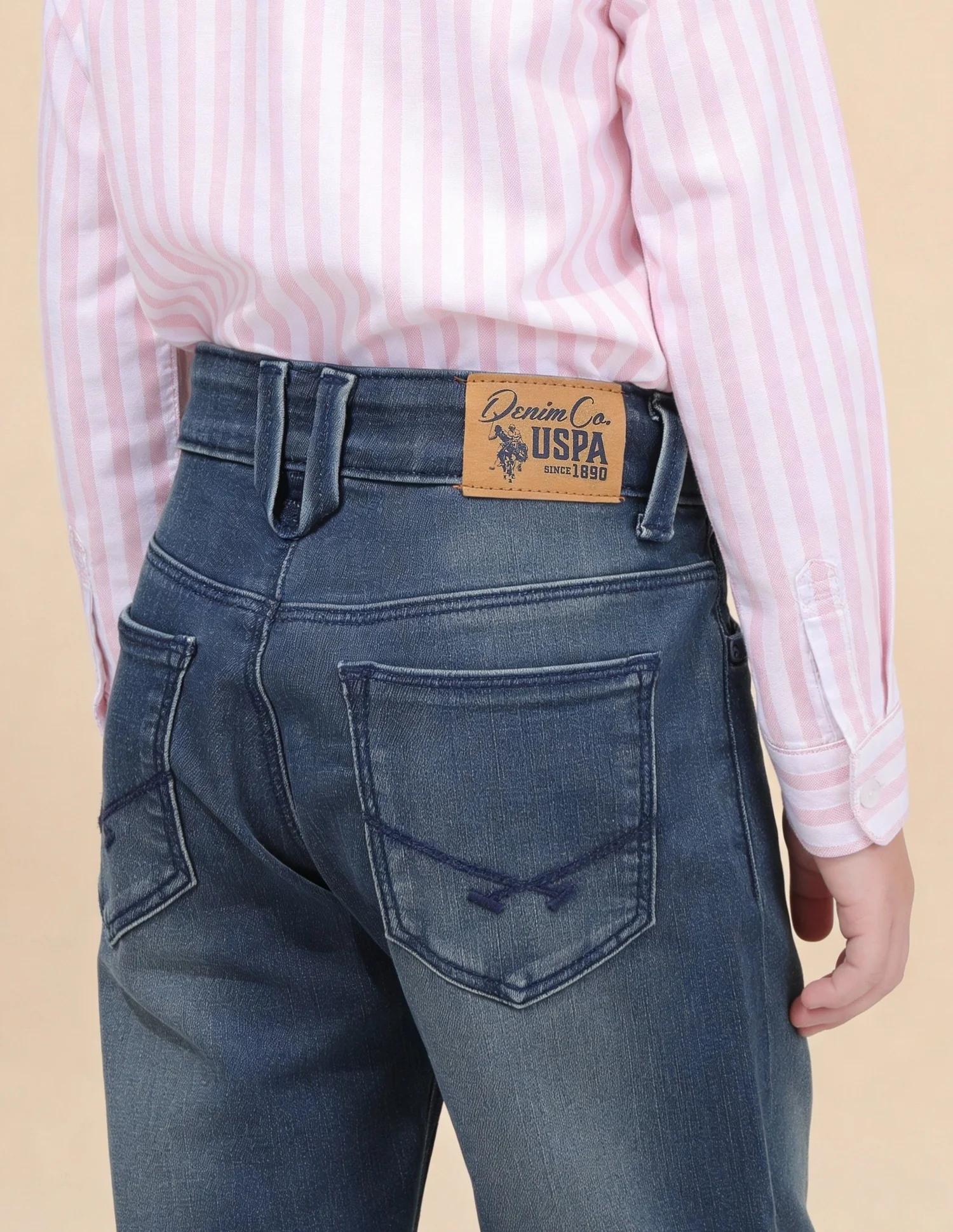 Boys Relaxed Fit Whsikered Jeans - Image 5