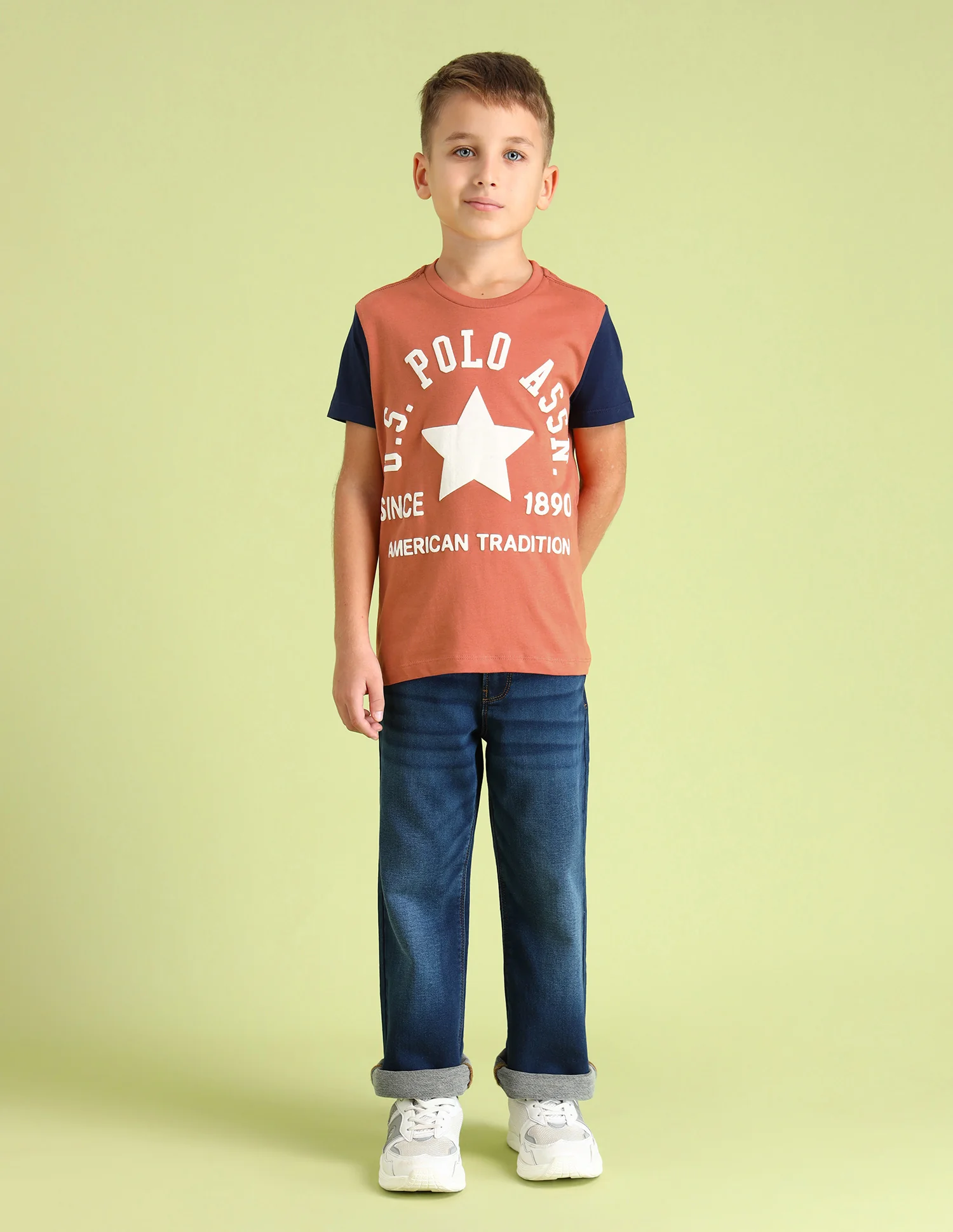 Boys Round Neck Graphic Printed T-Shirt - Image 3