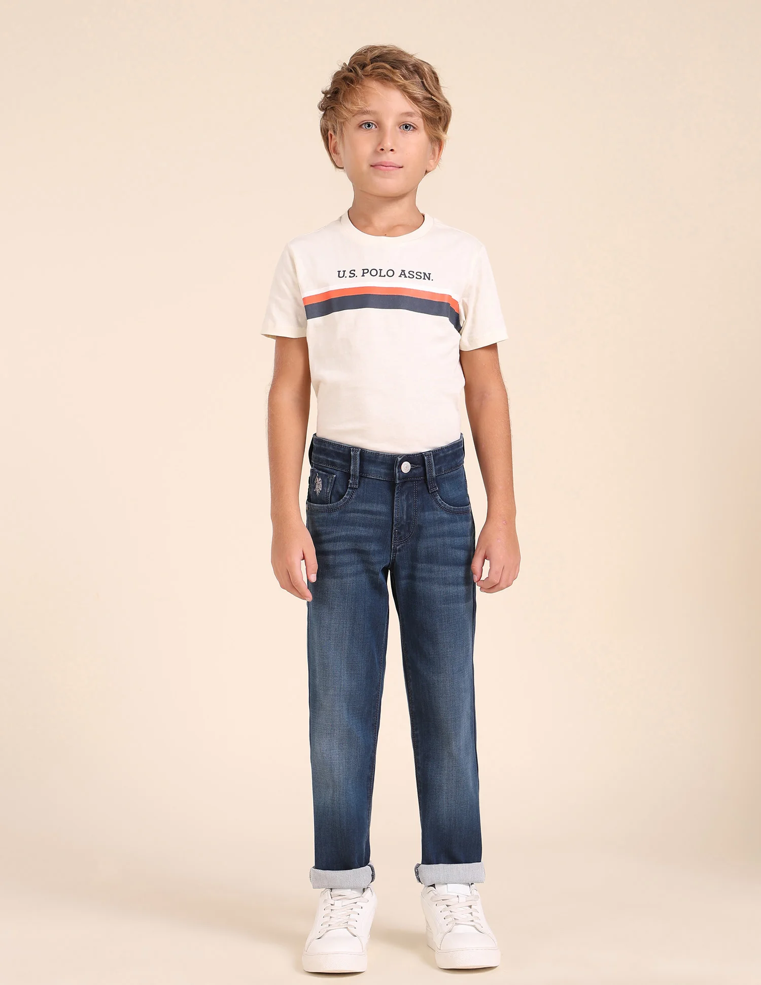 Boys Slim Fit Blue Jeans - Image 3