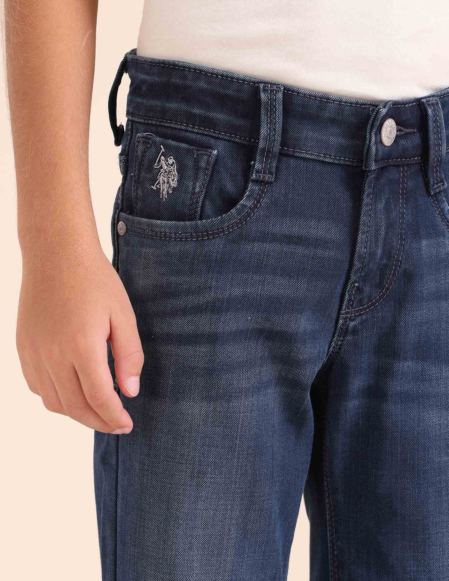 Boys Slim Fit Blue Jeans - Image 5