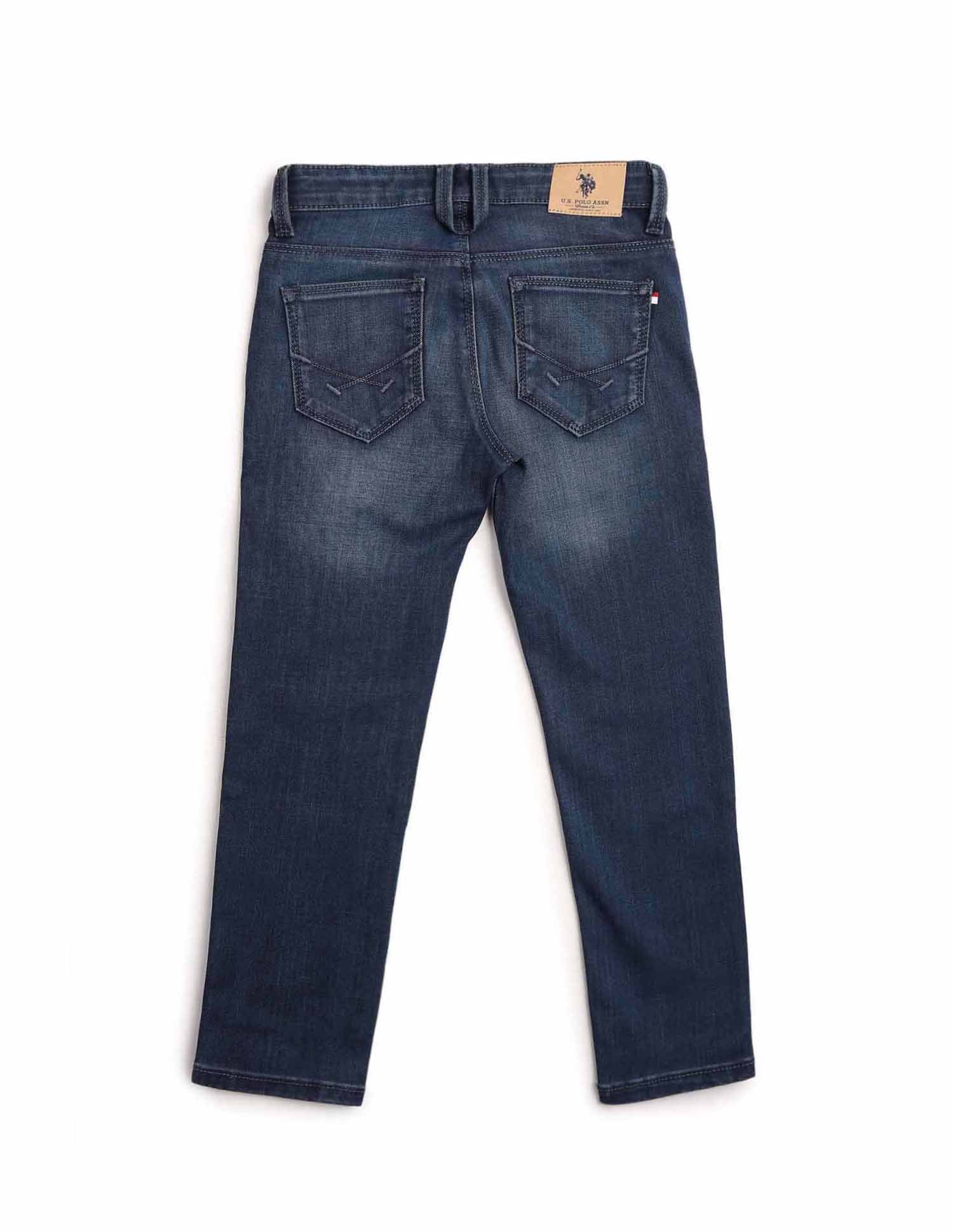 Boys Slim Fit Blue Jeans - Image 8
