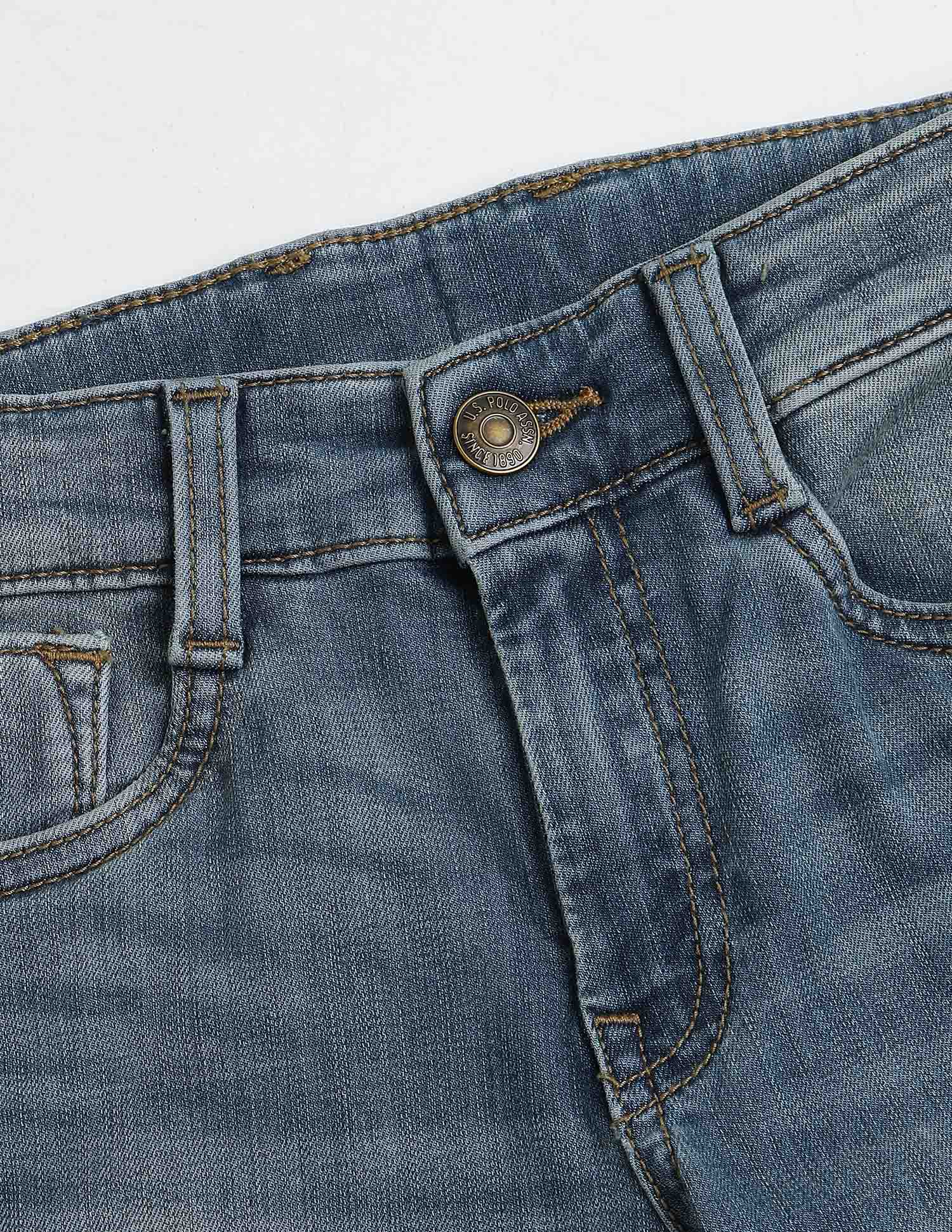 Boys Slim Fit Distressed Jeans - Image 2