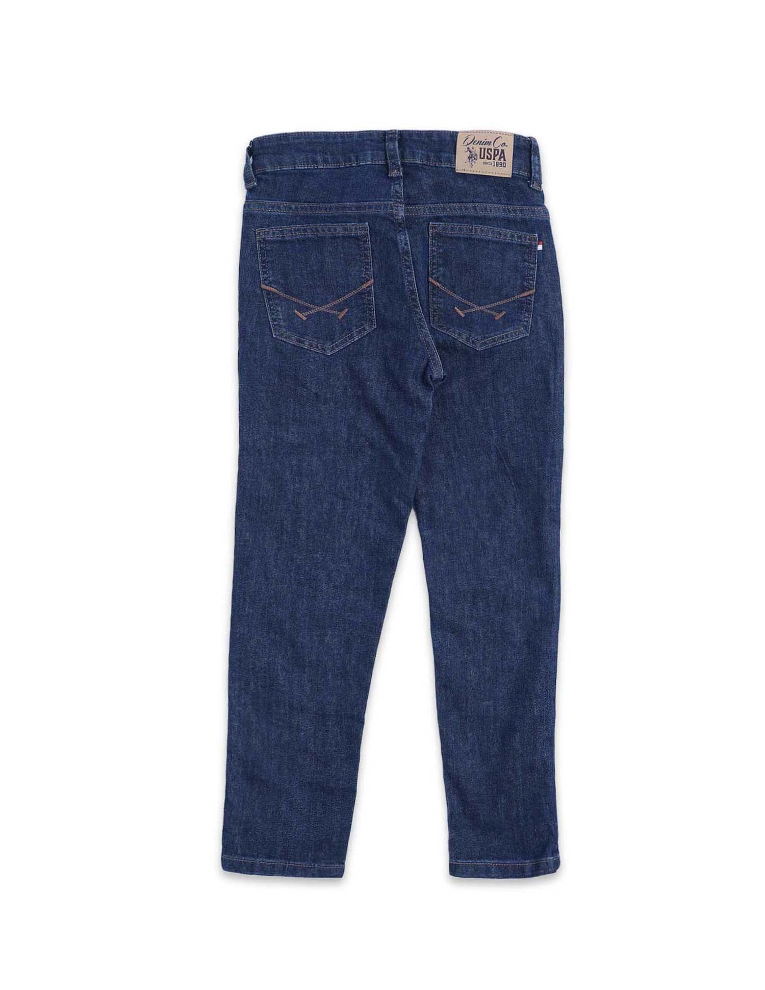 Boys Slim Fit Mid Rise Jeans - Image 10