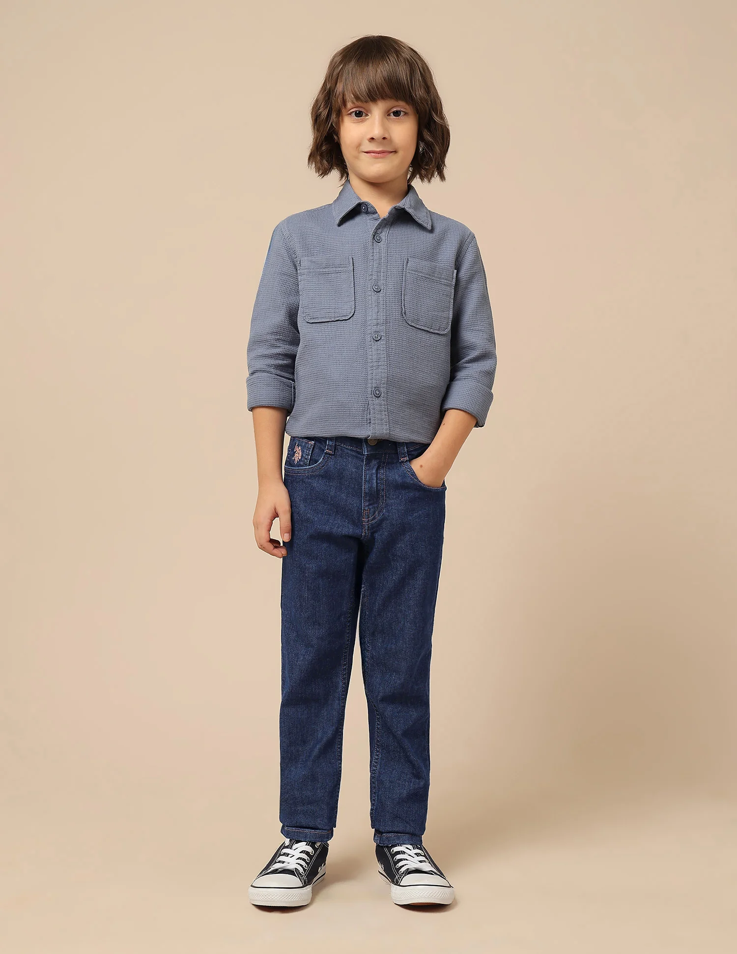 Boys Slim Fit Mid Rise Jeans - Image 3