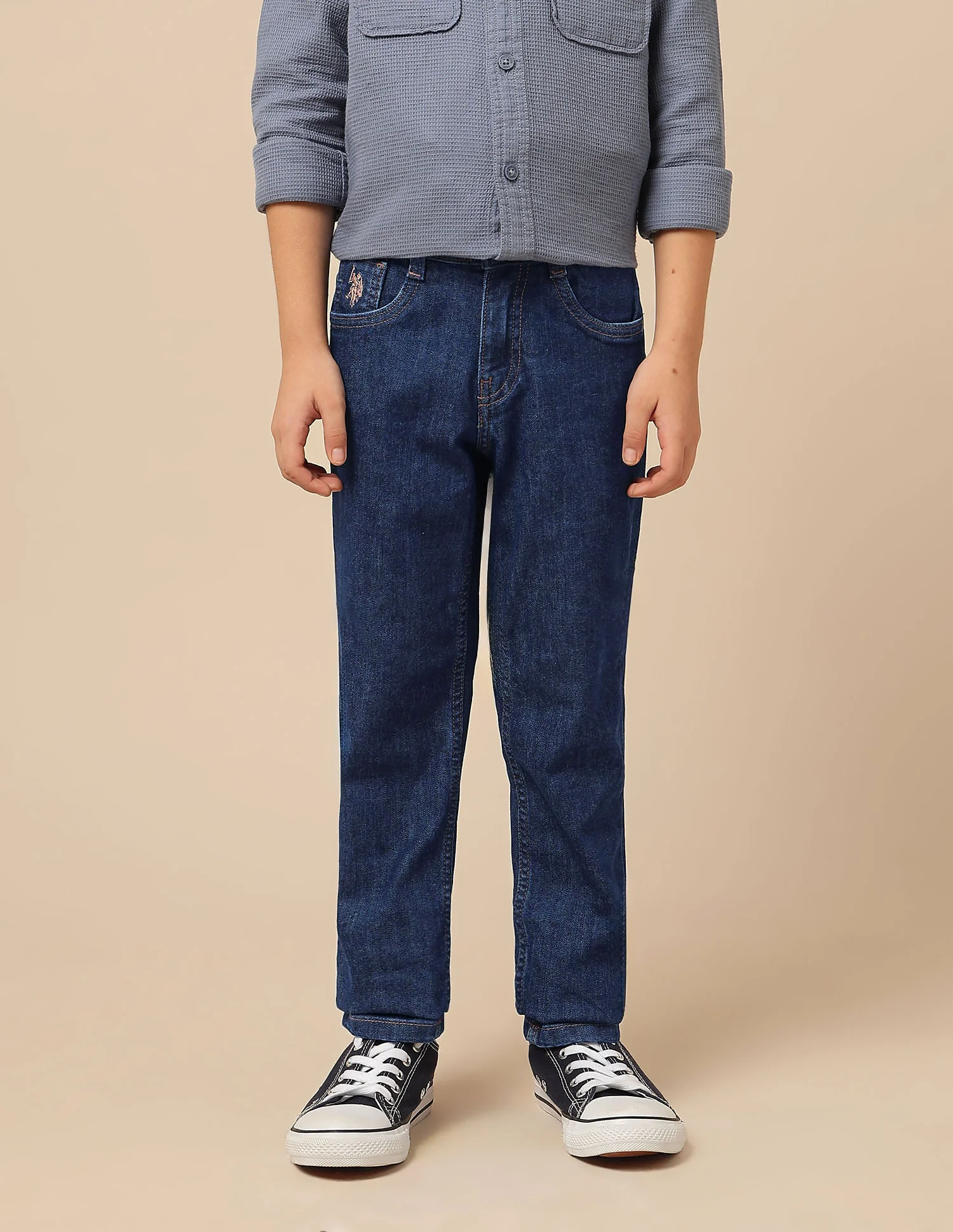 Boys Slim Fit Mid Rise Jeans - Image 6